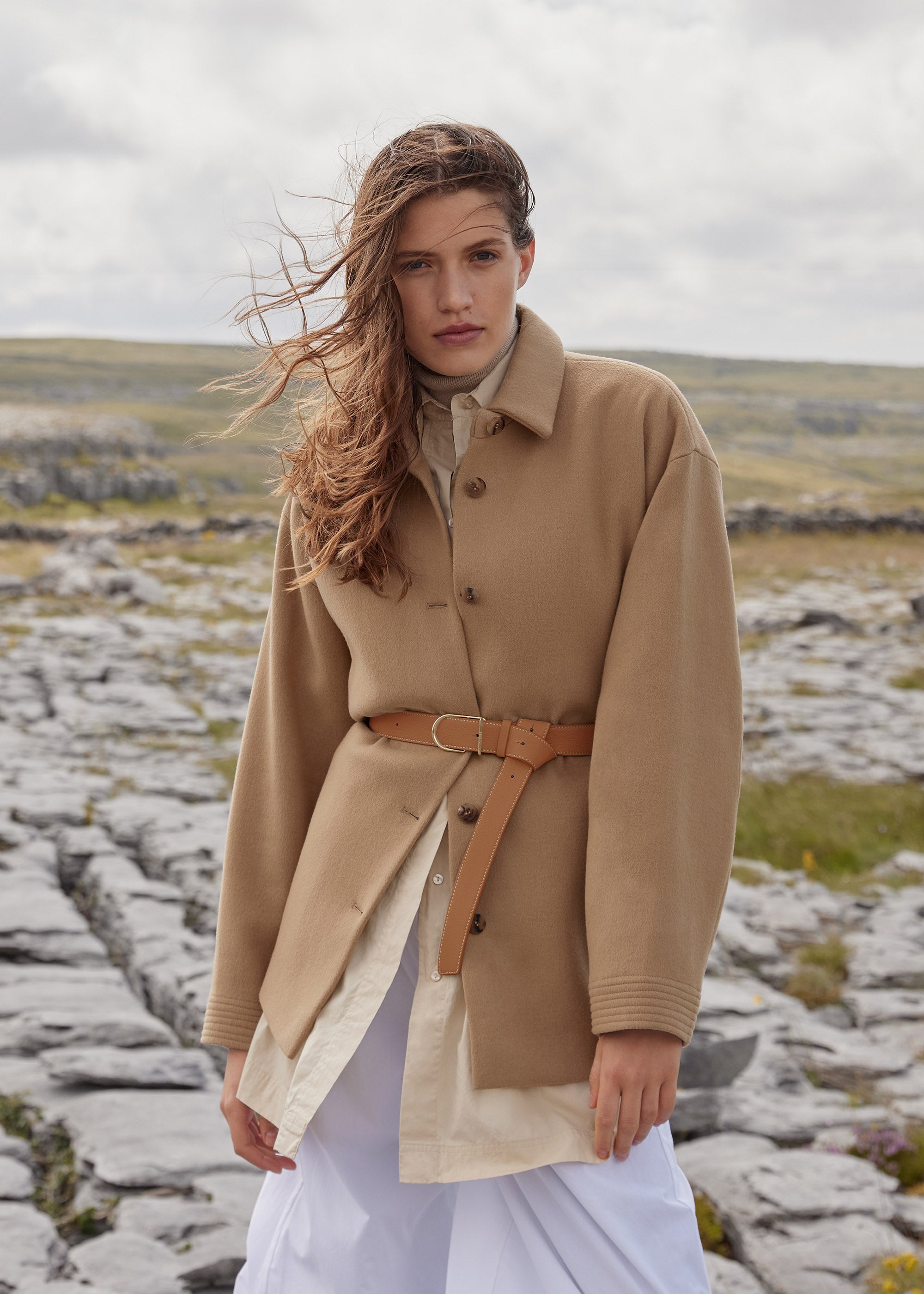 Ceinture Large Umi - Camel Grain茅、mySite、camillekostekn