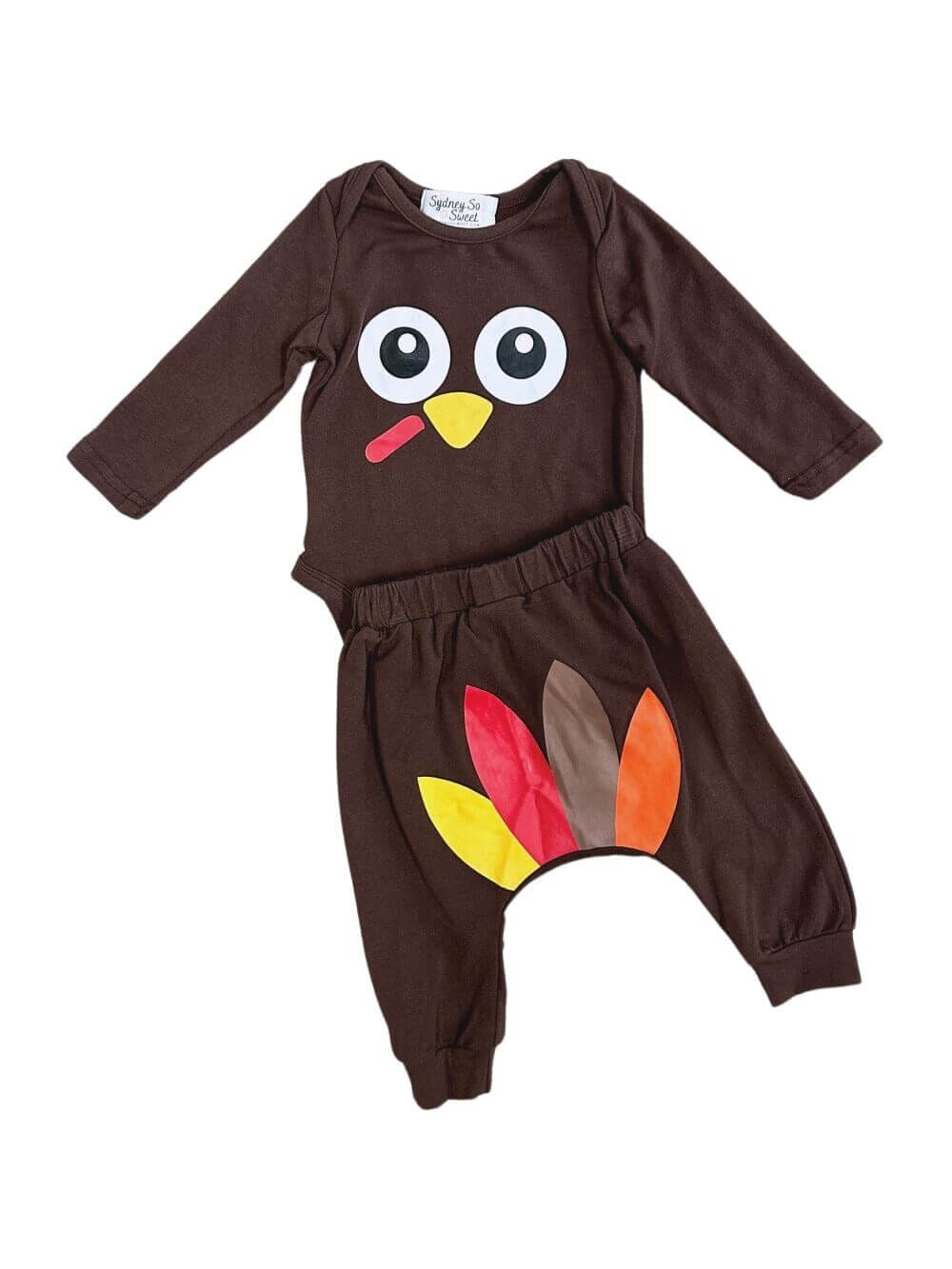 Little Turkey 2 Piece Romper & Lounge Pants、mySite、camillekostekn