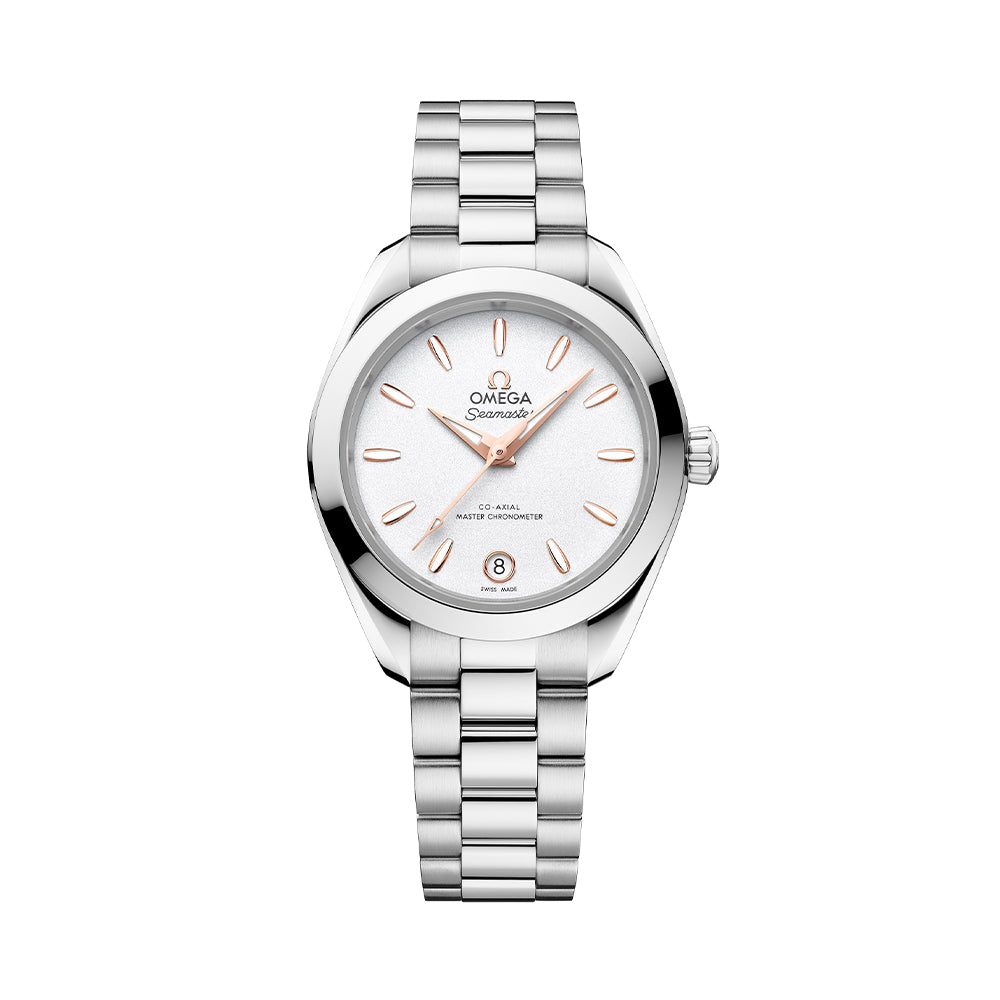  Seamaster Aqua Terra 150M 30mm - White on Bracelet