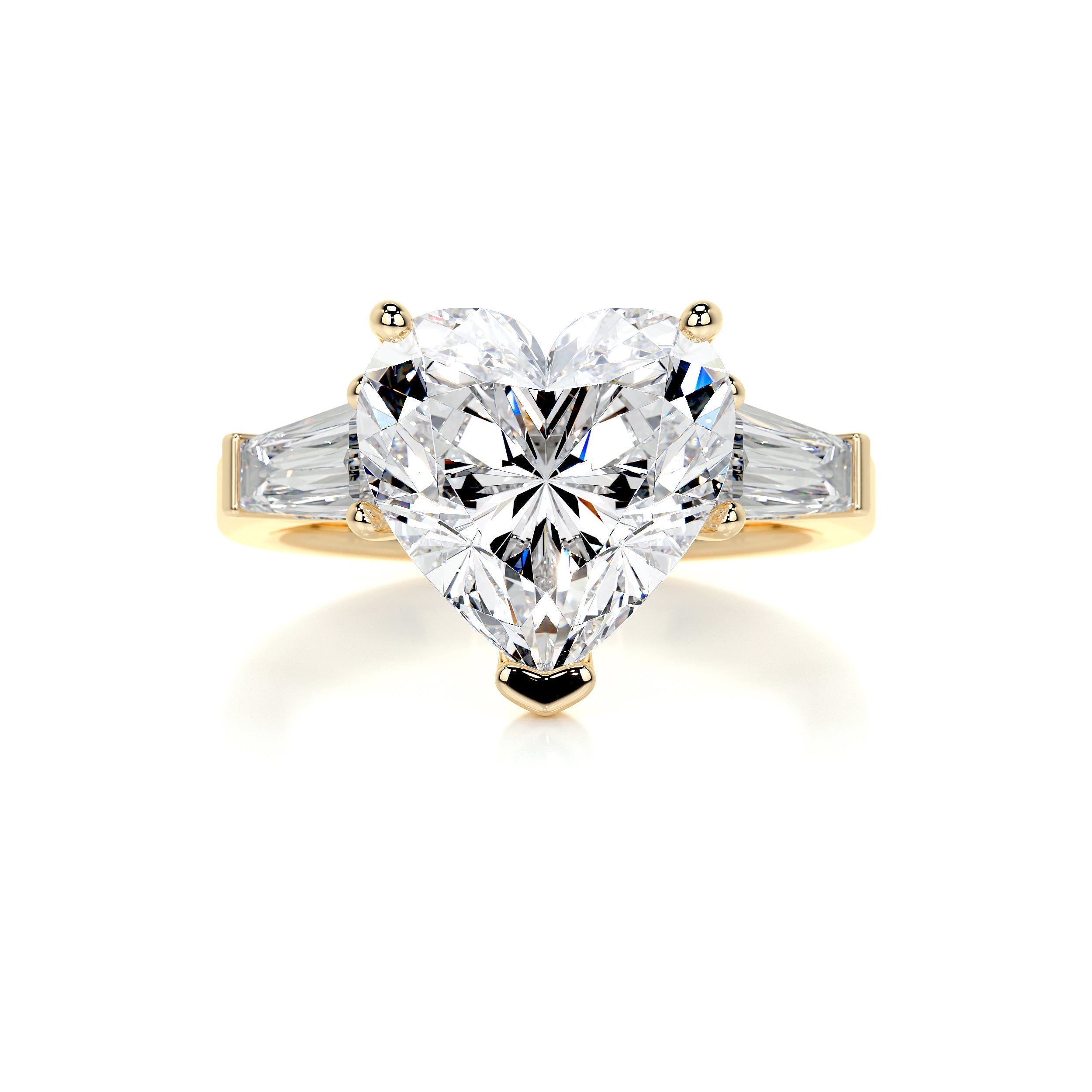 Skylar Diamond Engagement Ring - 18K Yellow Gold、mySite、hinf8tx79