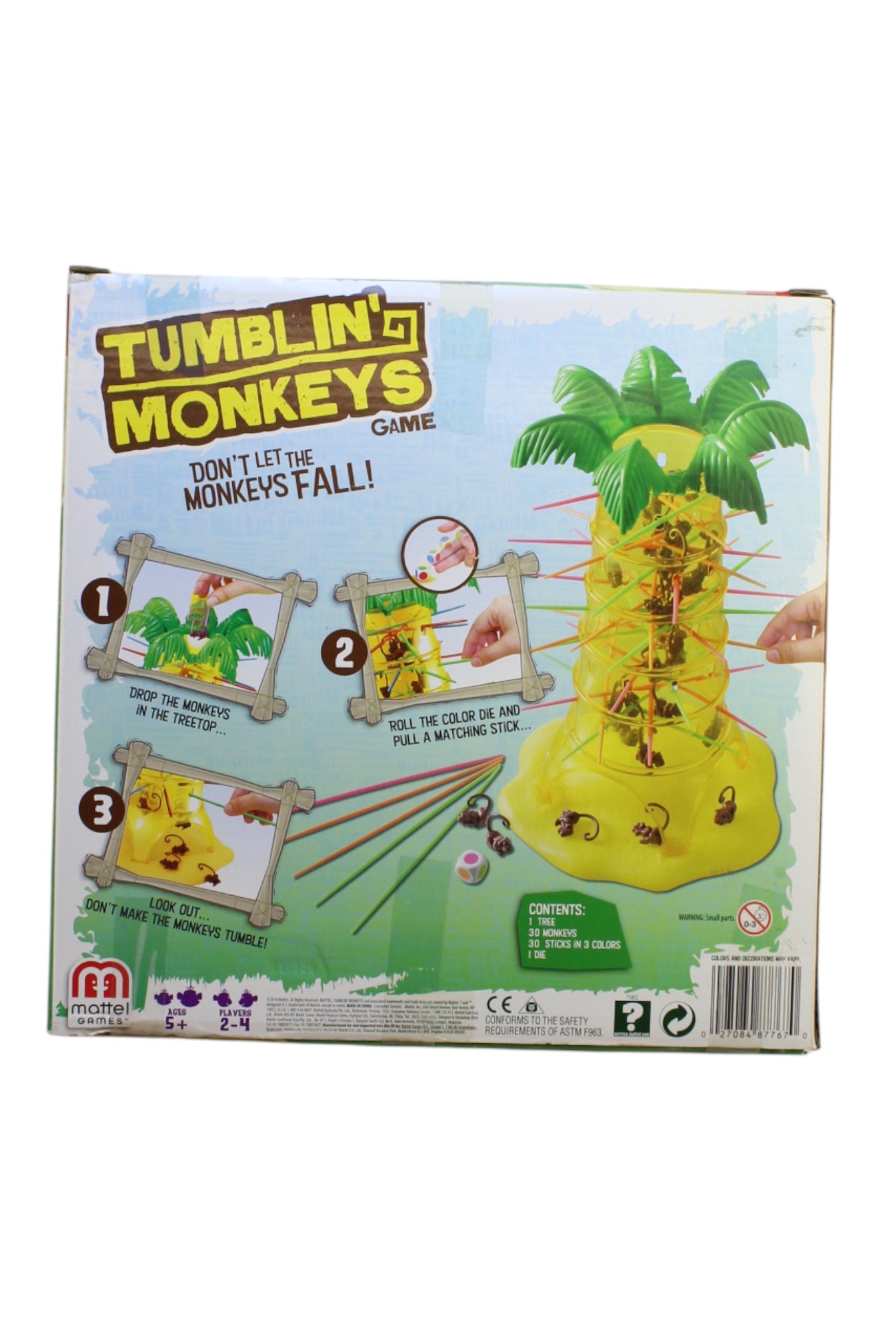 Mattel Tumblin' Monkeys Board Game O/S、mySite、g9winljtr