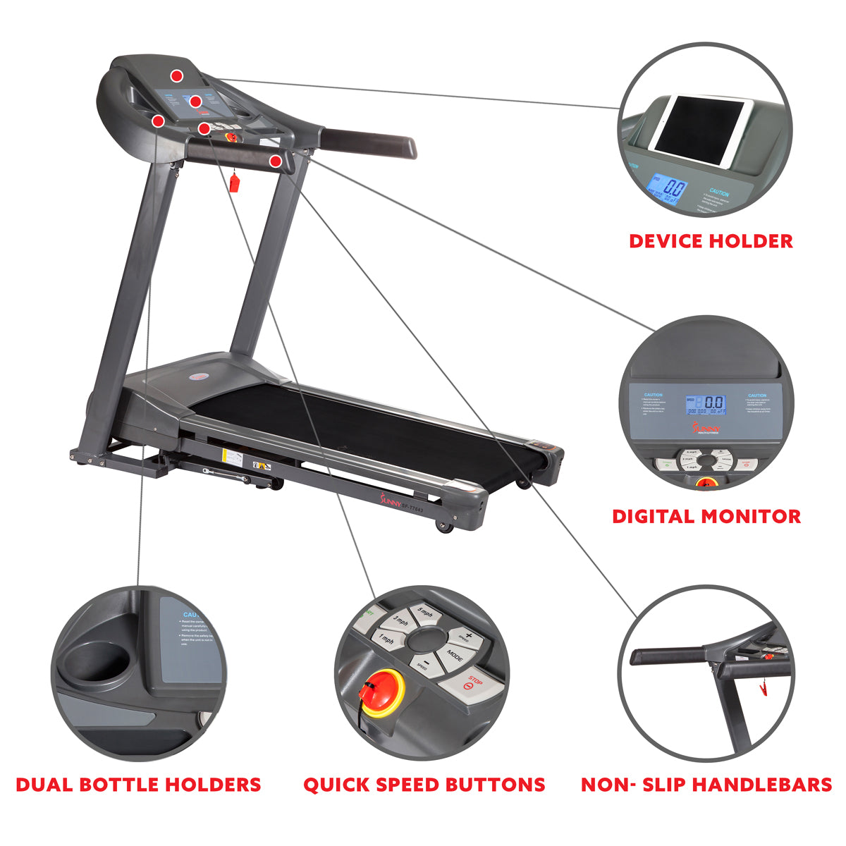  Heavy Duty Treadmill High Weight 350 LB Capacity for Walking、mySite、ghnorth