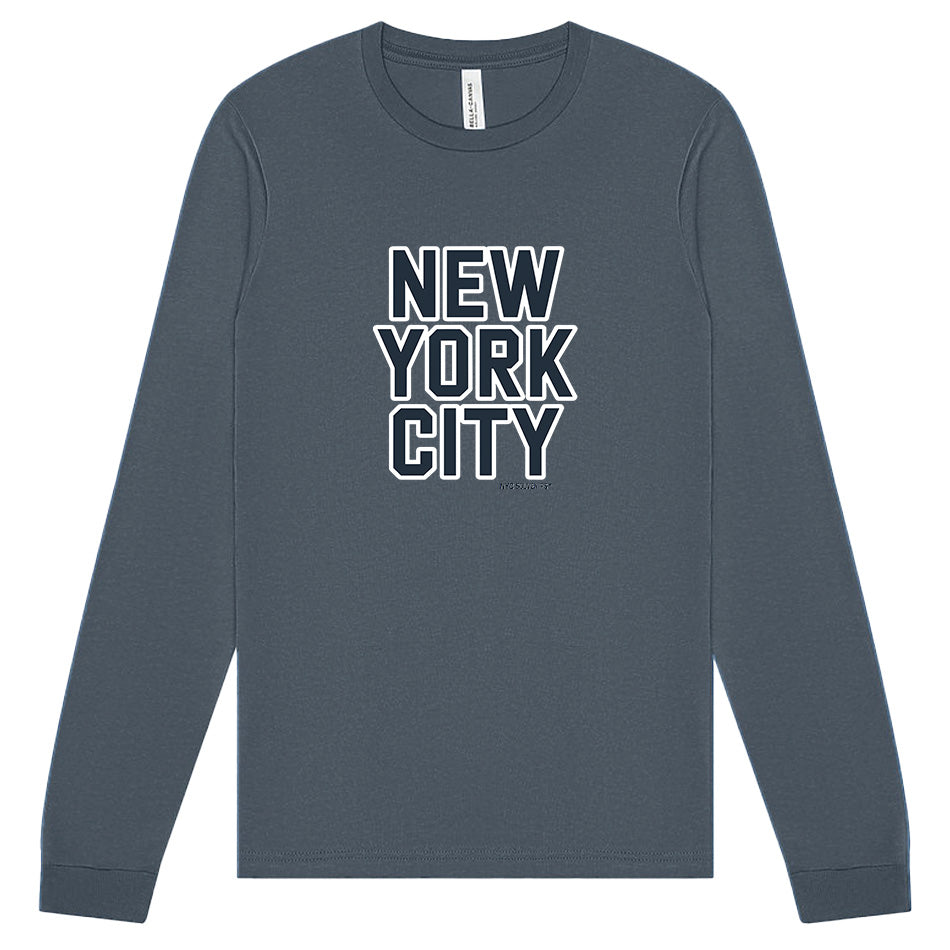 Souvenir Edit: NEW YORK CITY Varsity Block Long Sleeve、mySite、vikingsvslions