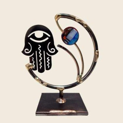 Metal Laser-cut Hamsa Sculpture by Gary Rosenthal、mySite、topwebapps