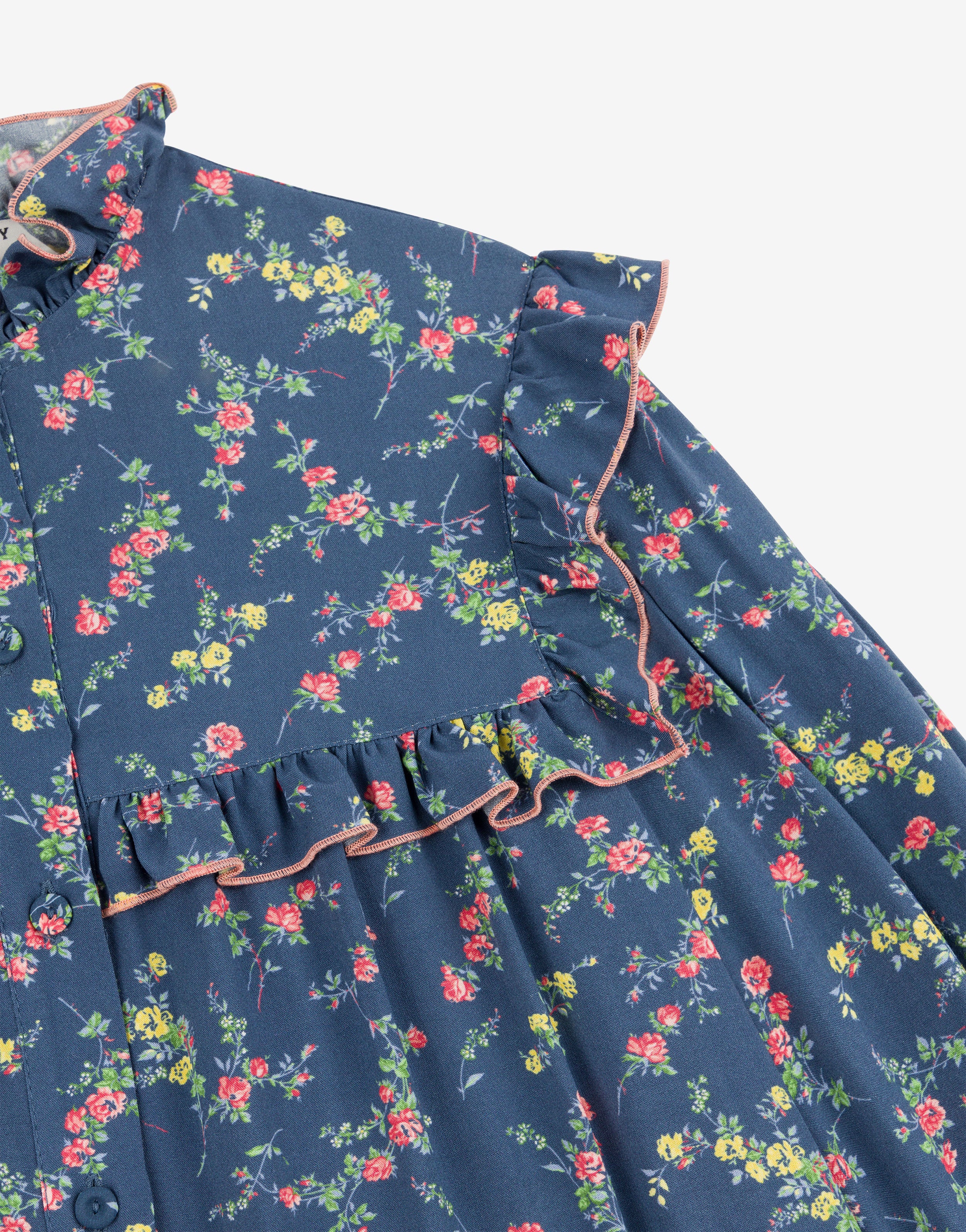 Kids abito in cotone all over Flower、mySite、aoinhome