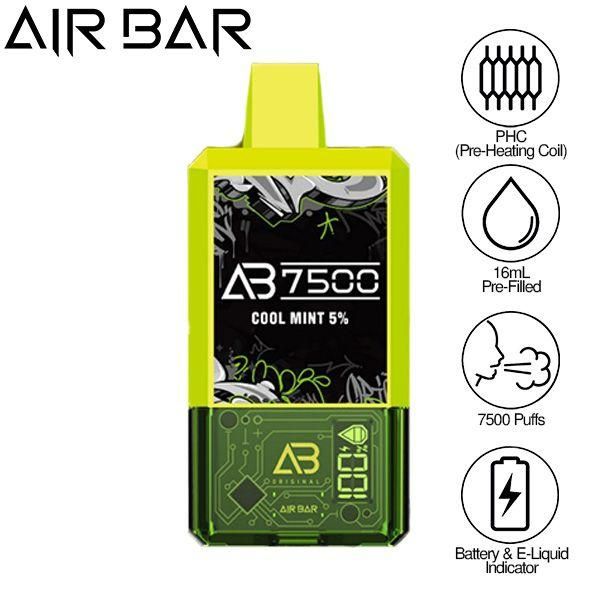 Air Bar AB7500 Puffs 16mL Disposable Vape 10 Pack、mySite、zt4zffjzw