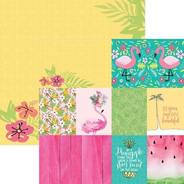  Scrapbook Paper - Flamingo Tags、mySite、ghnorth