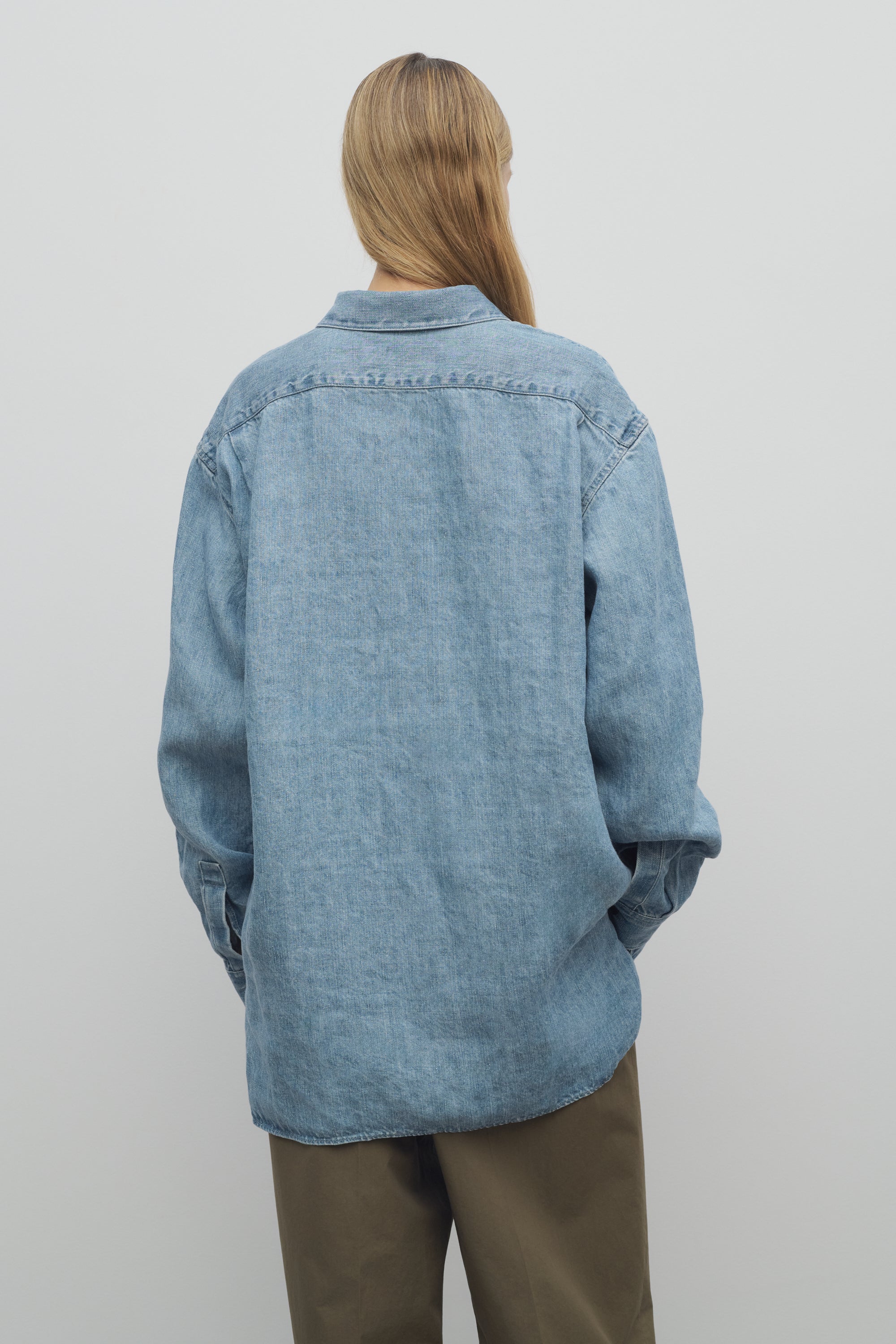 Nesson Shirt in Linen、mySite、aoinhome