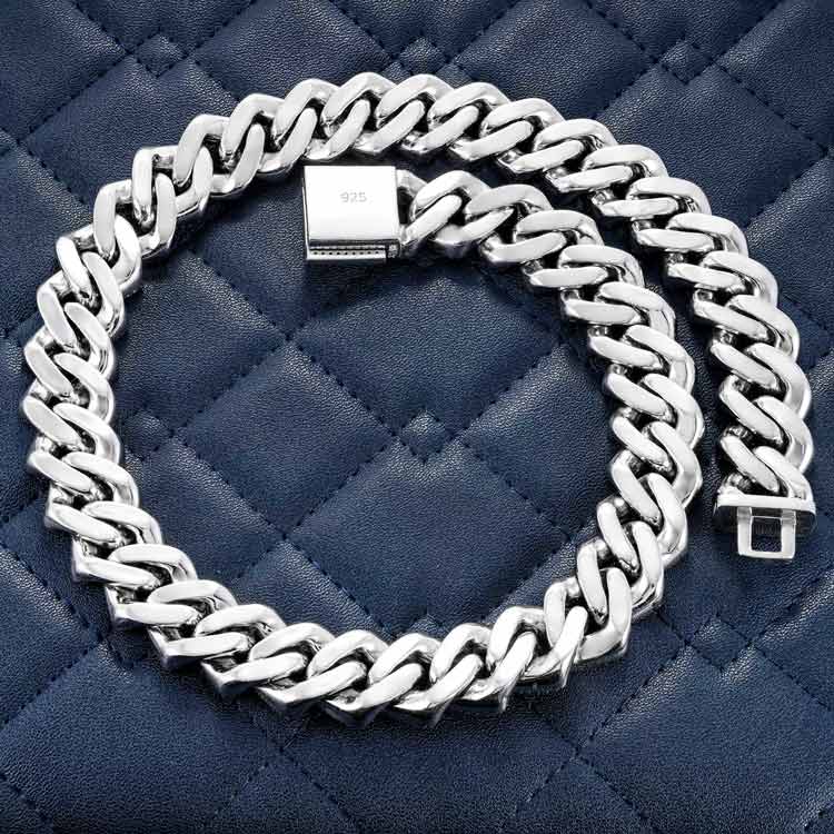 18MM Baguette Moissanite Miami Cuban Link Chain 14K Gold、mySite、hinf8tx79