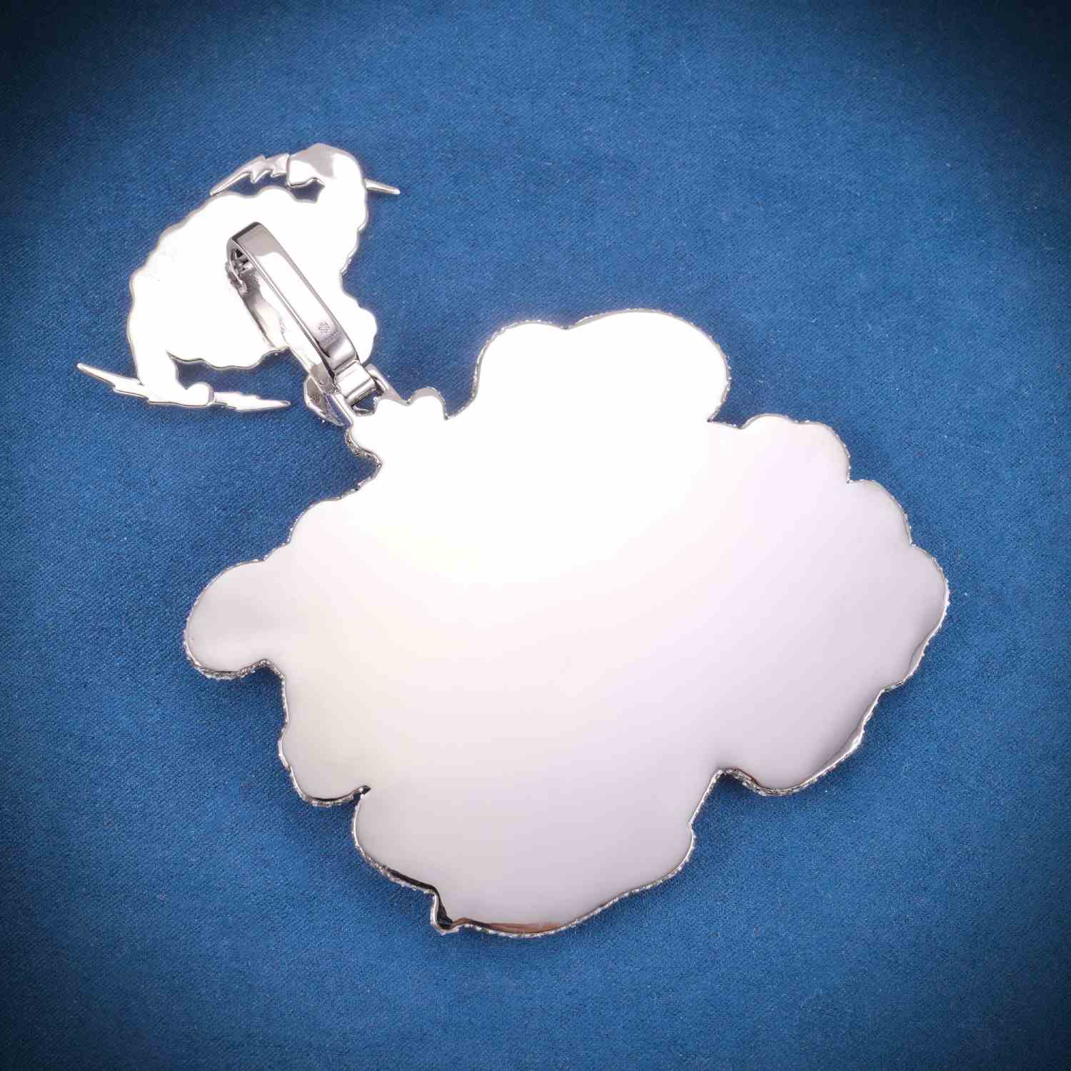 Custom Moissanite Prince Pendant 14K Gold、mySite、hinf8tx79