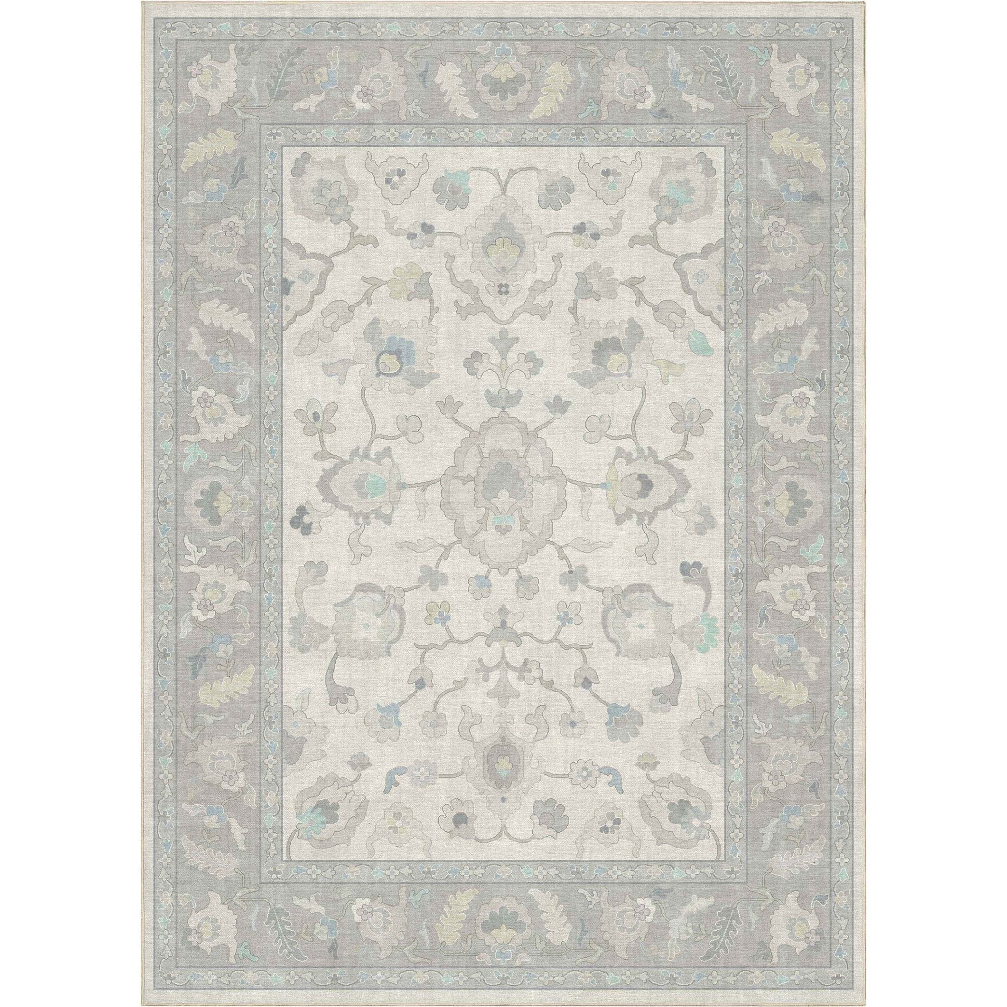 Konya Updated Traditional Oriental Pastel Rug for Living Room Bedroom Dining Room ,Easy Clean、mySite、gigharbornorthrealestate