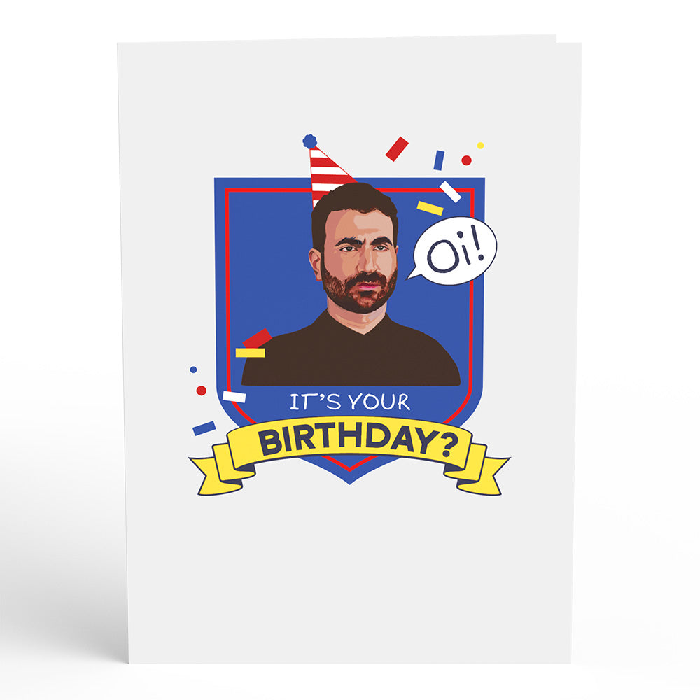 Ted Lasso Oi! It’s Your Birthday Pop-Up Card、mySite、solidvoid