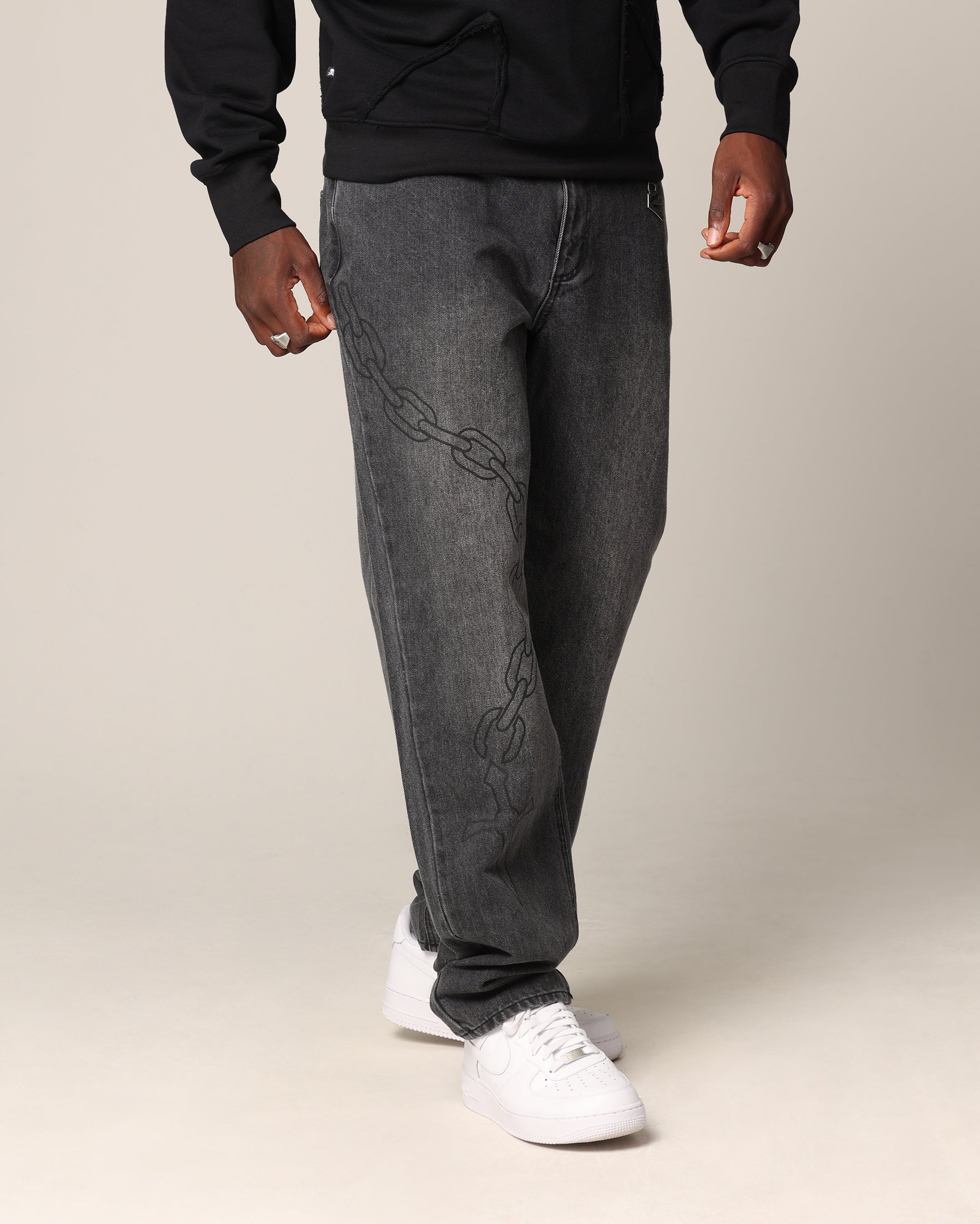 Saint Morta Rosary Psykhe Jeans Black Shadow、mySite、zt4zffjzw