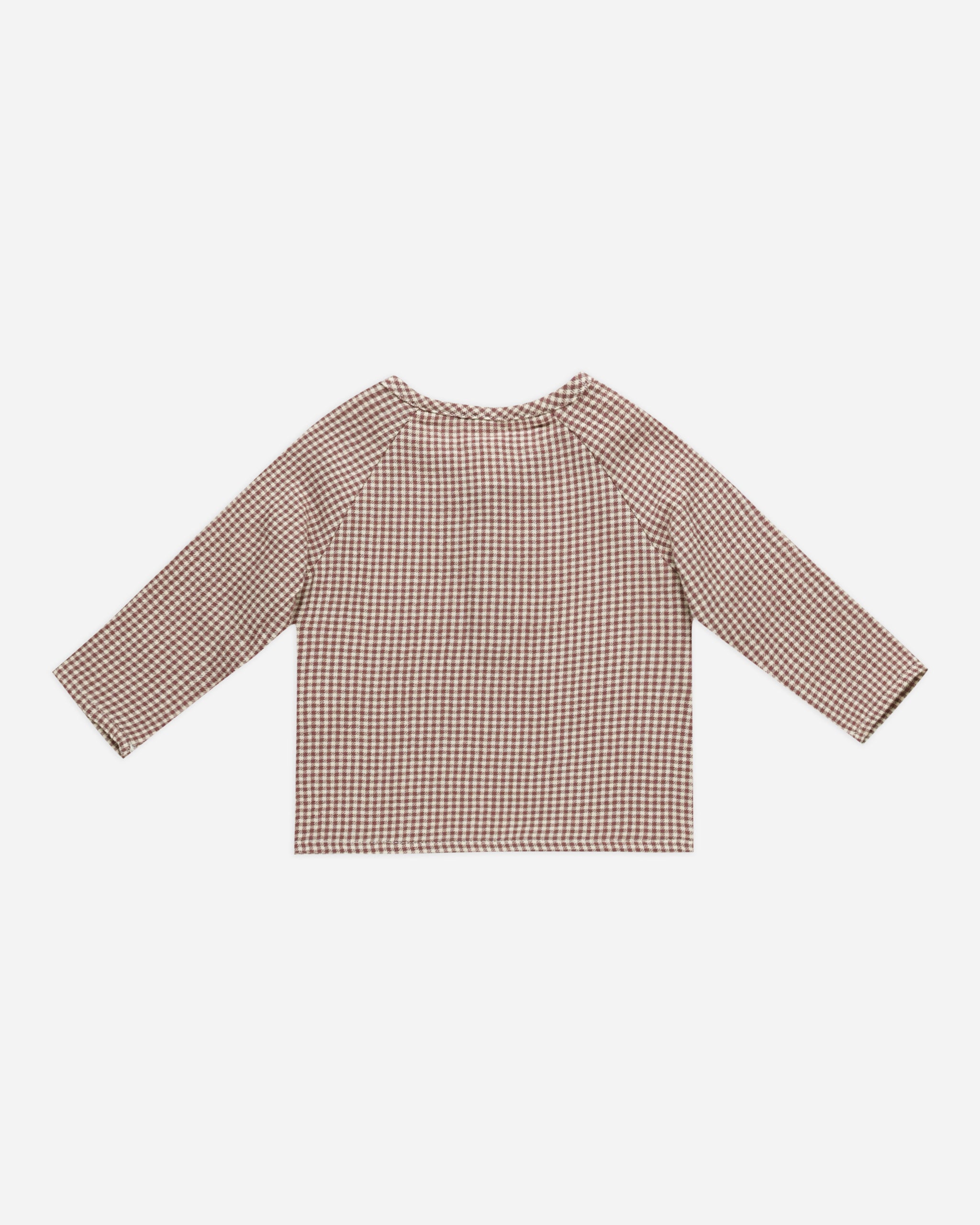  Zion Shirt || Plum Gingham、mySite、layawaytickets