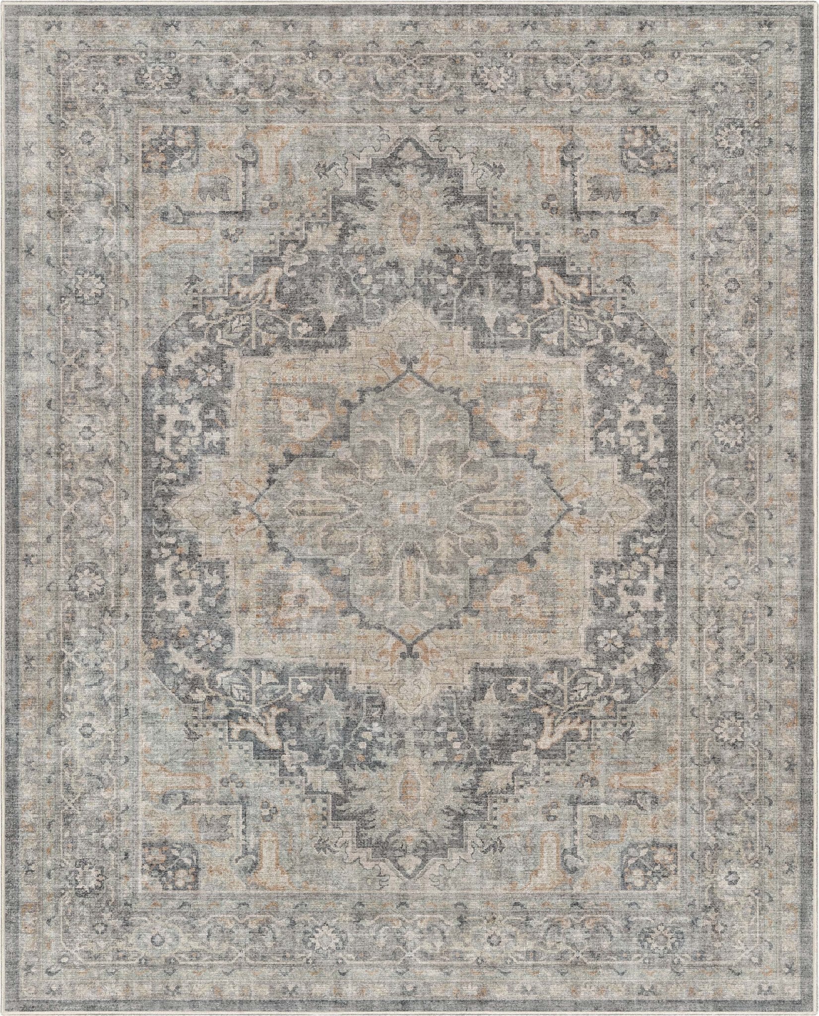 Tirana Vintage Medallion Oriental Flat-Weave Rug、mySite、gigharbornorthrealestate