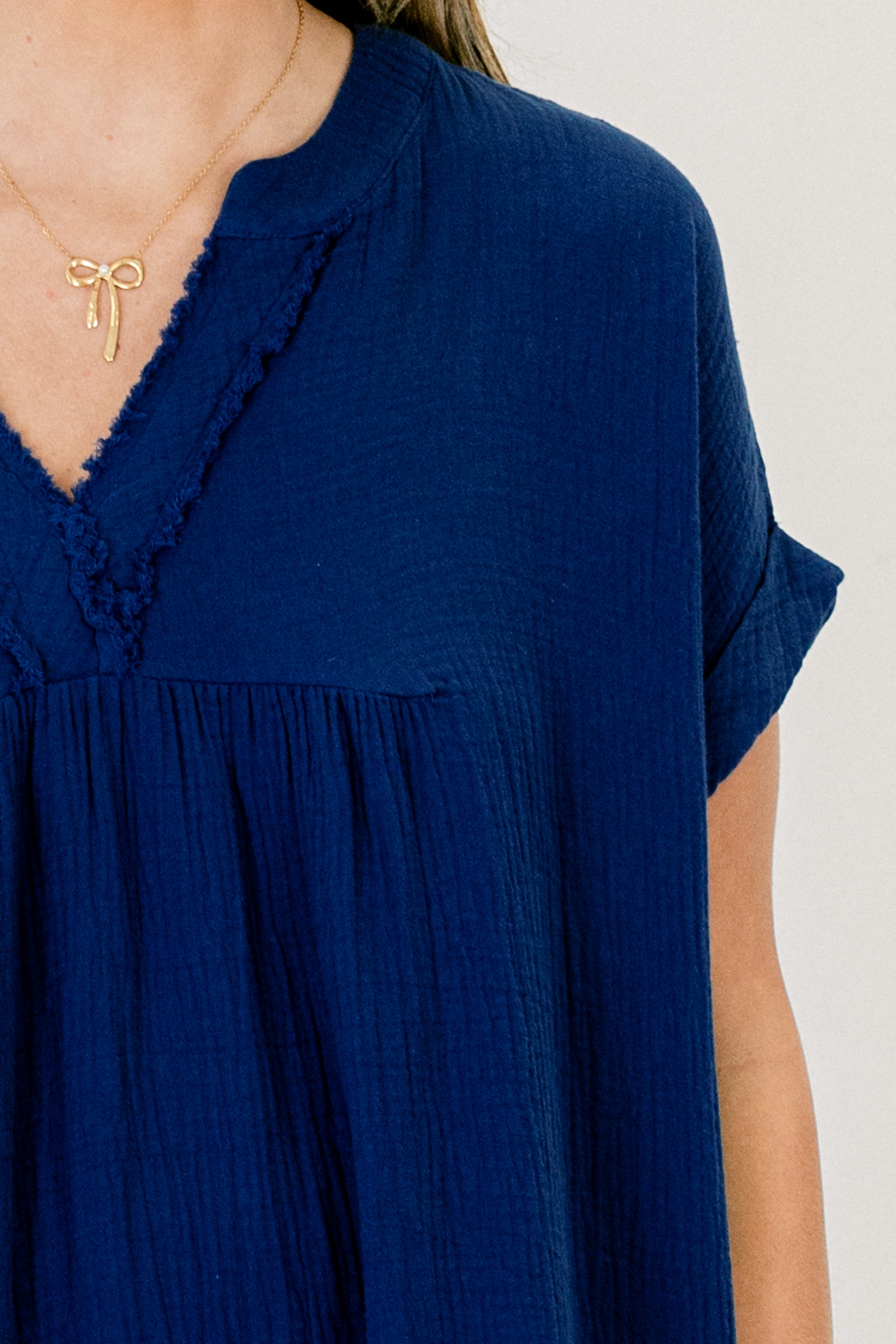  My Love Has Grown Tunic, Light Navy、mySite、justintrudeaud