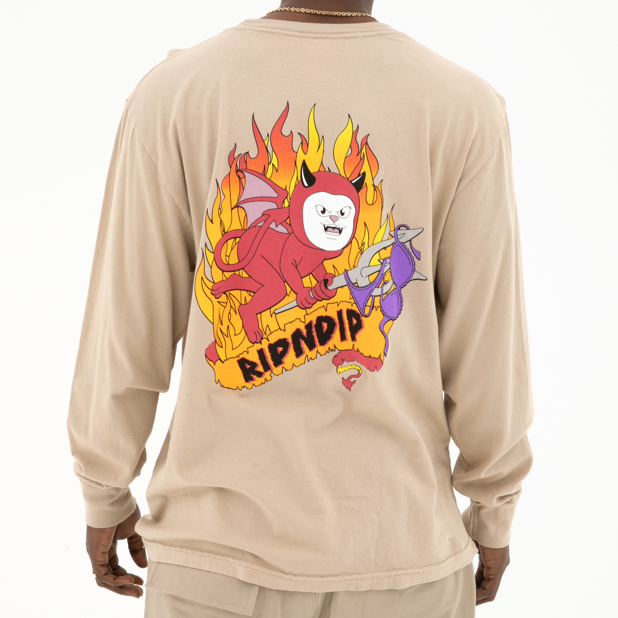  Fireworld Long Sleeve (Almond)、mySite、merchandisen