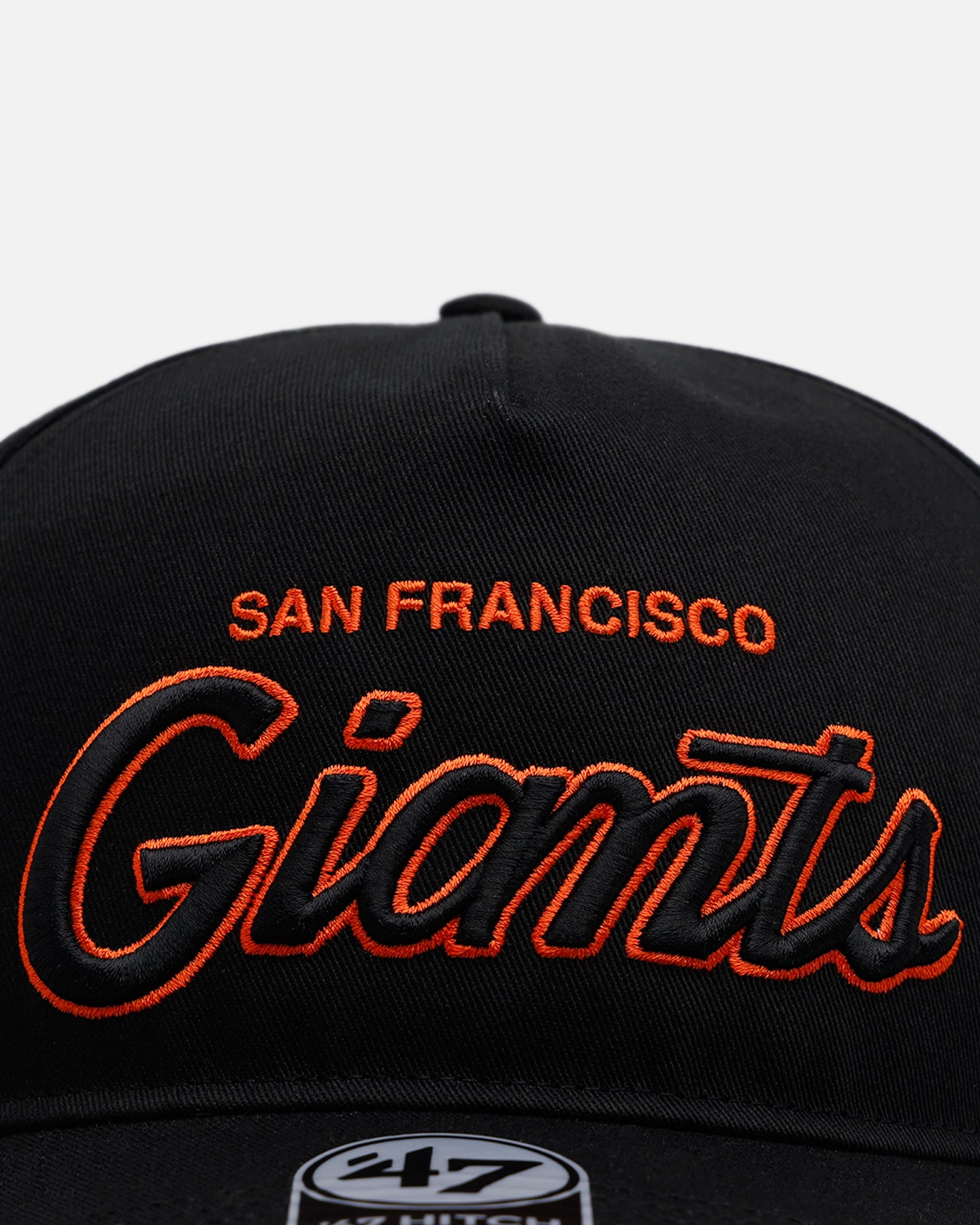47 Brand San Francisco Giants 'Black Dome Script' 47 Hitch Snapback Black、mySite、zt4zffjzw