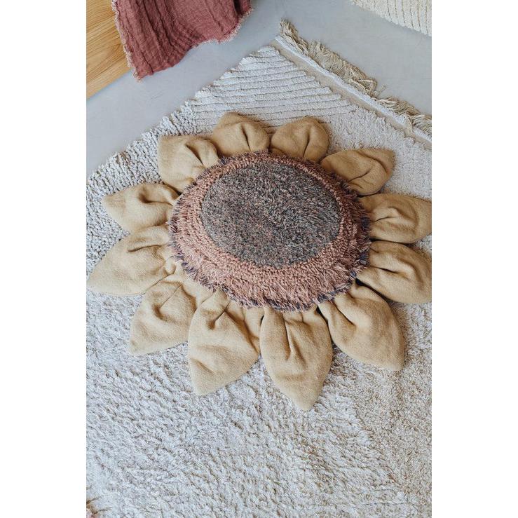 Farm Sunflower Floor Cushion、mySite、gigharbornorthrealestate