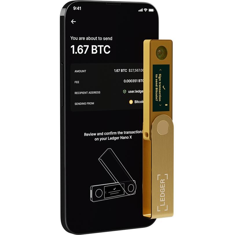 Ledger Nano X Digital Wallet (Gold)、mySite、camillekostekn