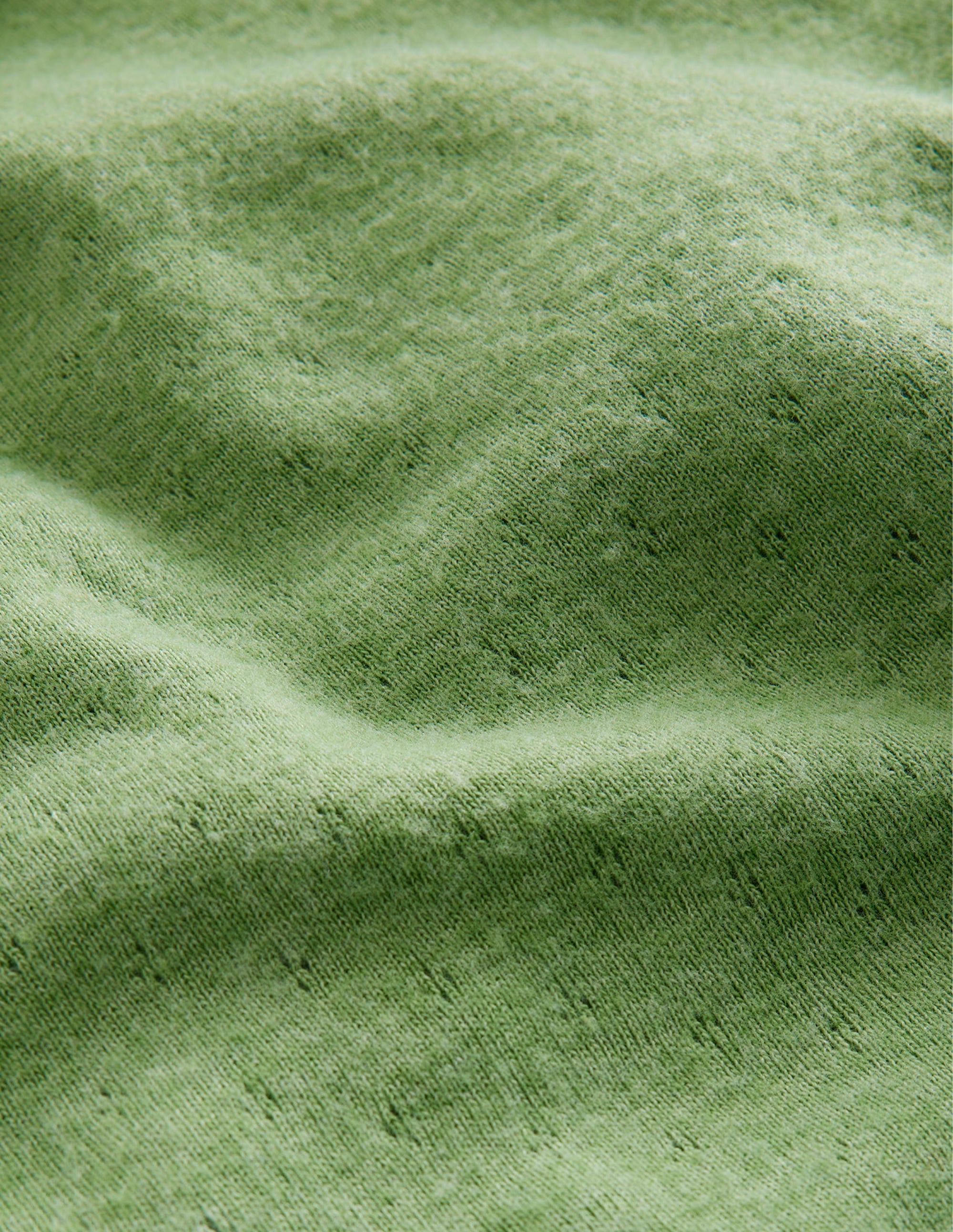  Long Sleeve Pointelle Top-English Ivy Green、mySite、ashleygrahame