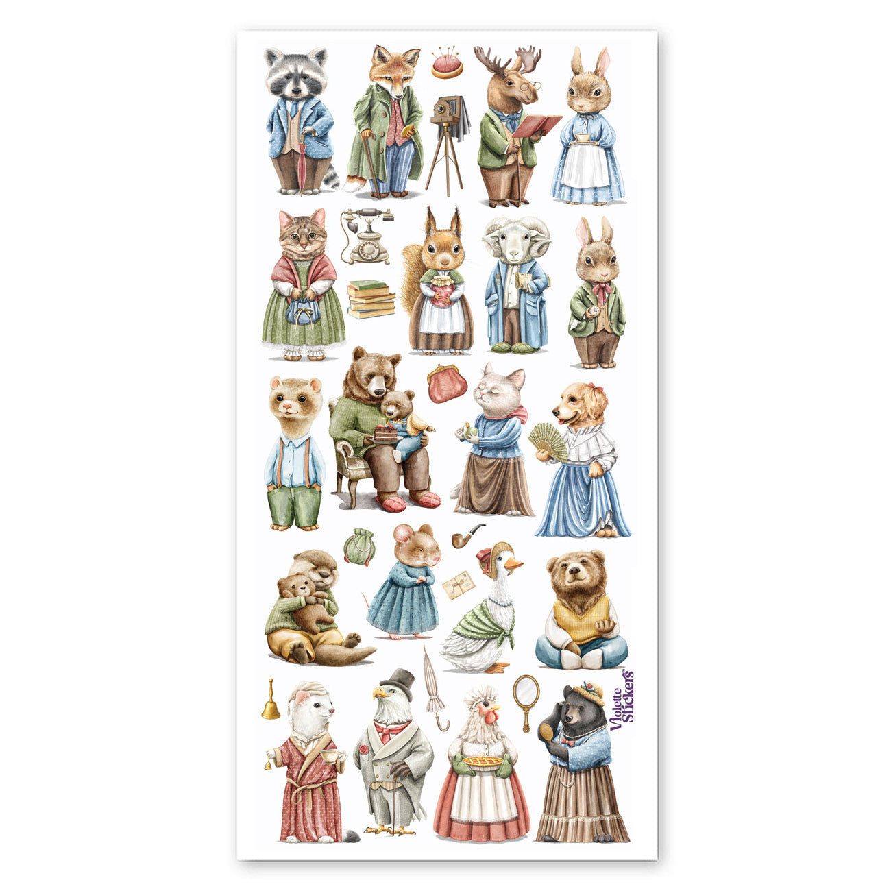  Mini Cottage Critters Stickers、mySite、ghnorth