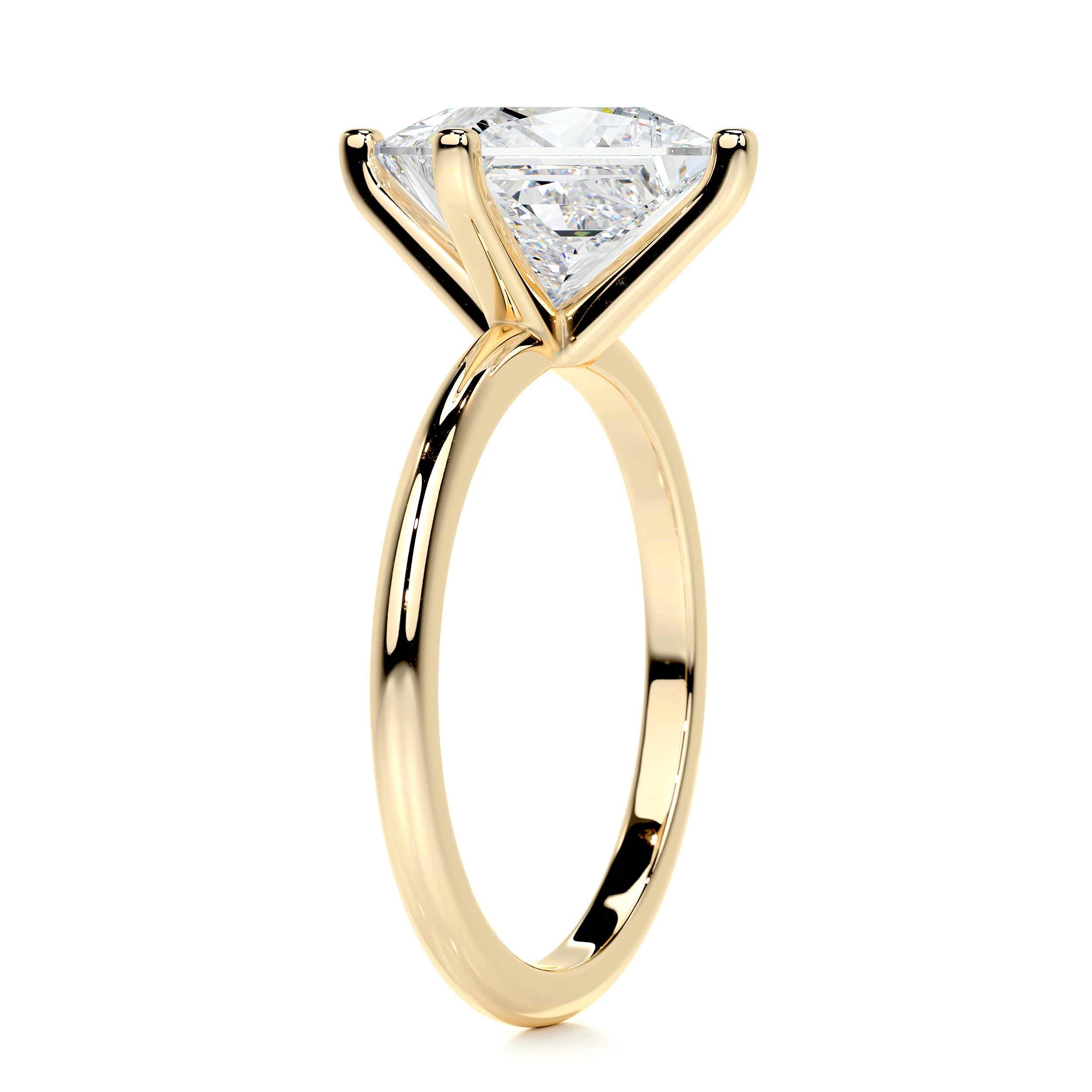 Alma Moissanite Ring -18K Yellow Gold、mySite、hinf8tx79