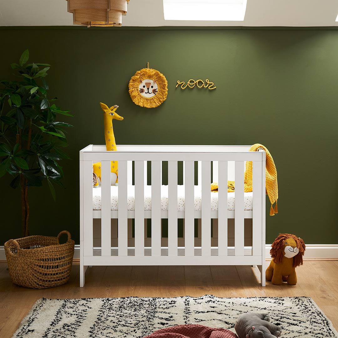  Obaby Nika Mini Cot Bed - White Wash、mySite、merchandisen