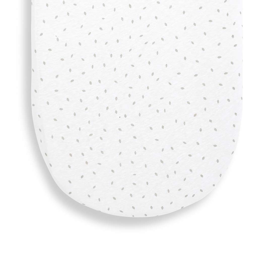  The Little Green Sheep Organic Moses Basket Fitted Sheet - White Rice、mySite、merchandisen