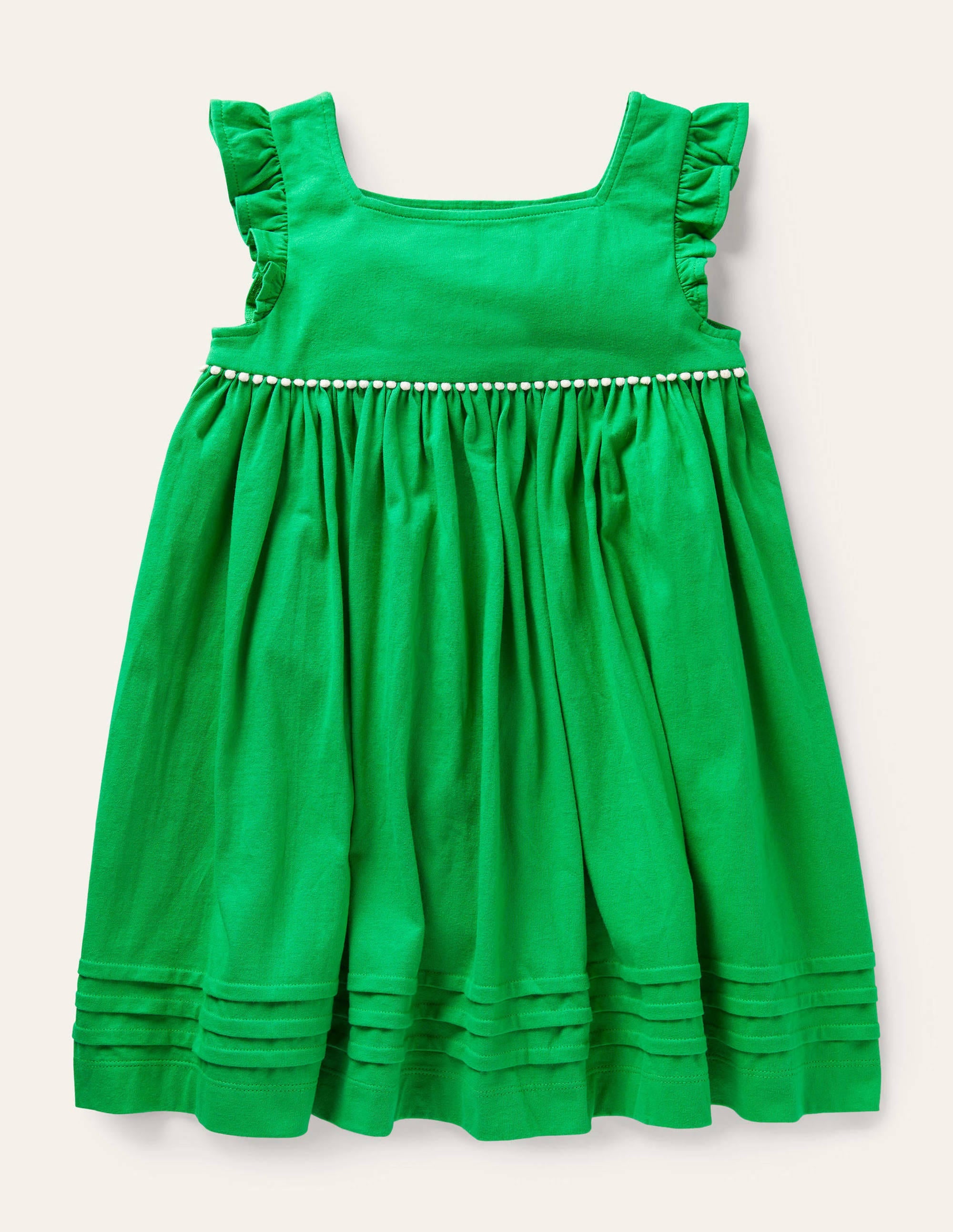  Frill Sleeve Jersey Dress-Green Pepper、mySite、ashleygrahame