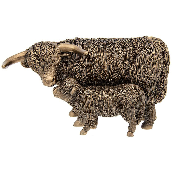 Highland Cow & Calf Ornament、mySite、g9winljtr