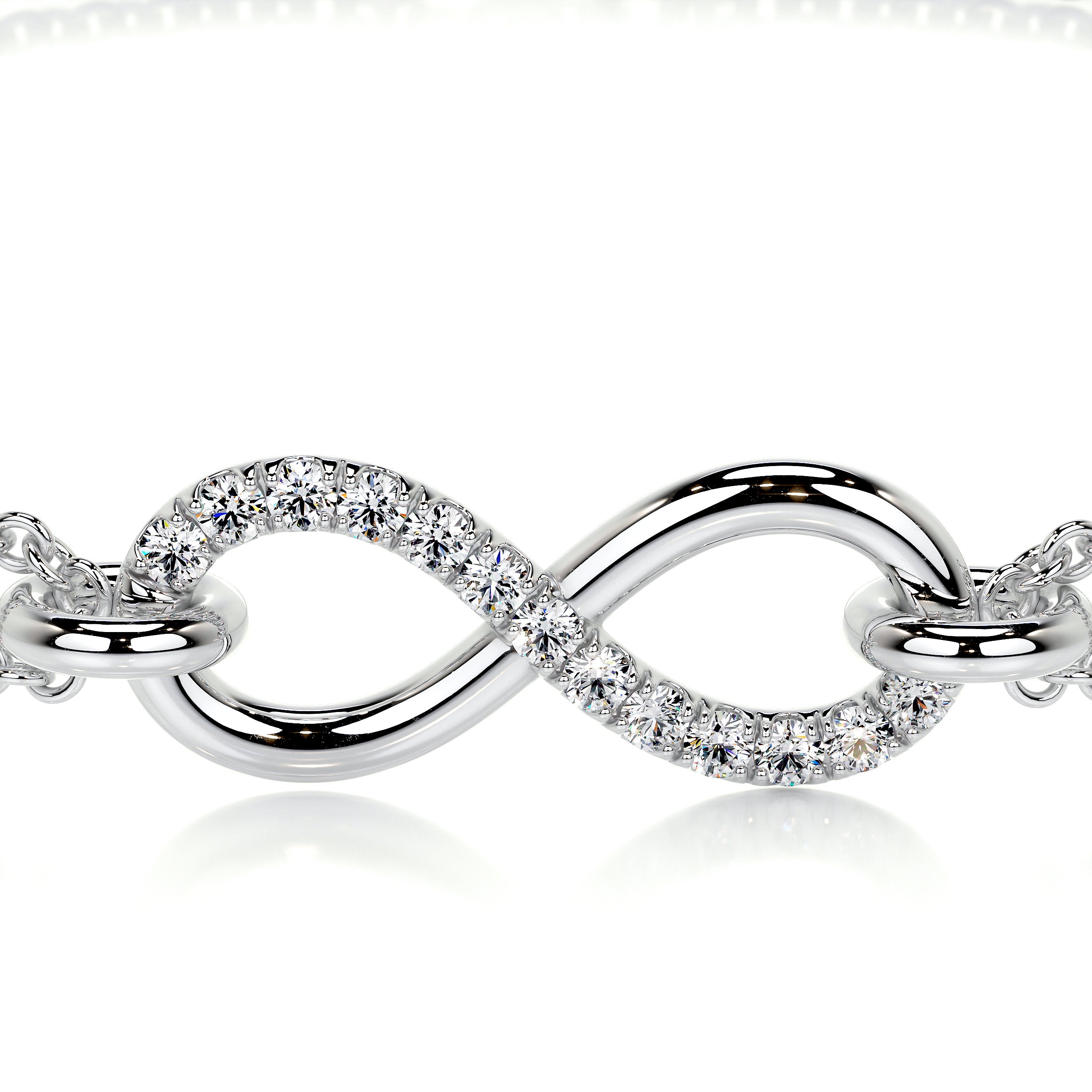 Candice Lab Grown Diamonds Bracelet (0.07 Carat) -14K White Gold、mySite、hinf8tx79