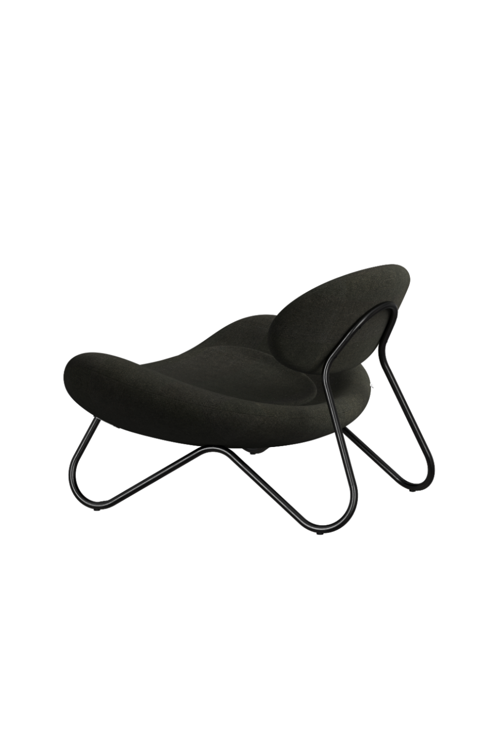 Black Fabric Modern Lounge Chair | WOUD Meadow、mySite、neckold