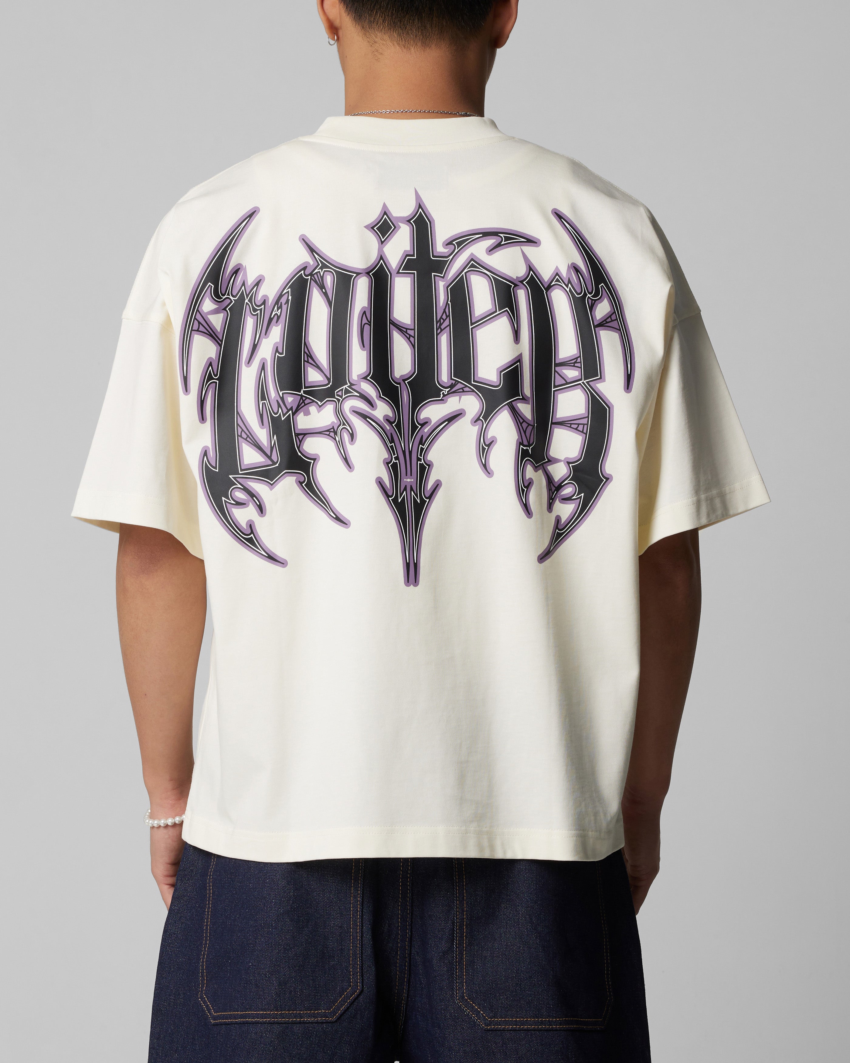 Loiter Metal Boxy T-Shirt Off White、mySite、zt4zffjzw