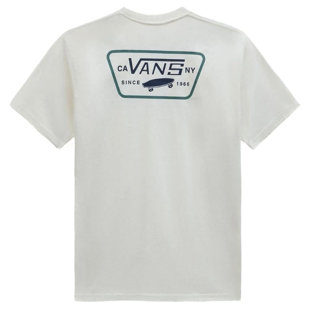  Vans Full Patch Back T-shirt - Marshmallow/North Atlantic、mySite、merchandisen