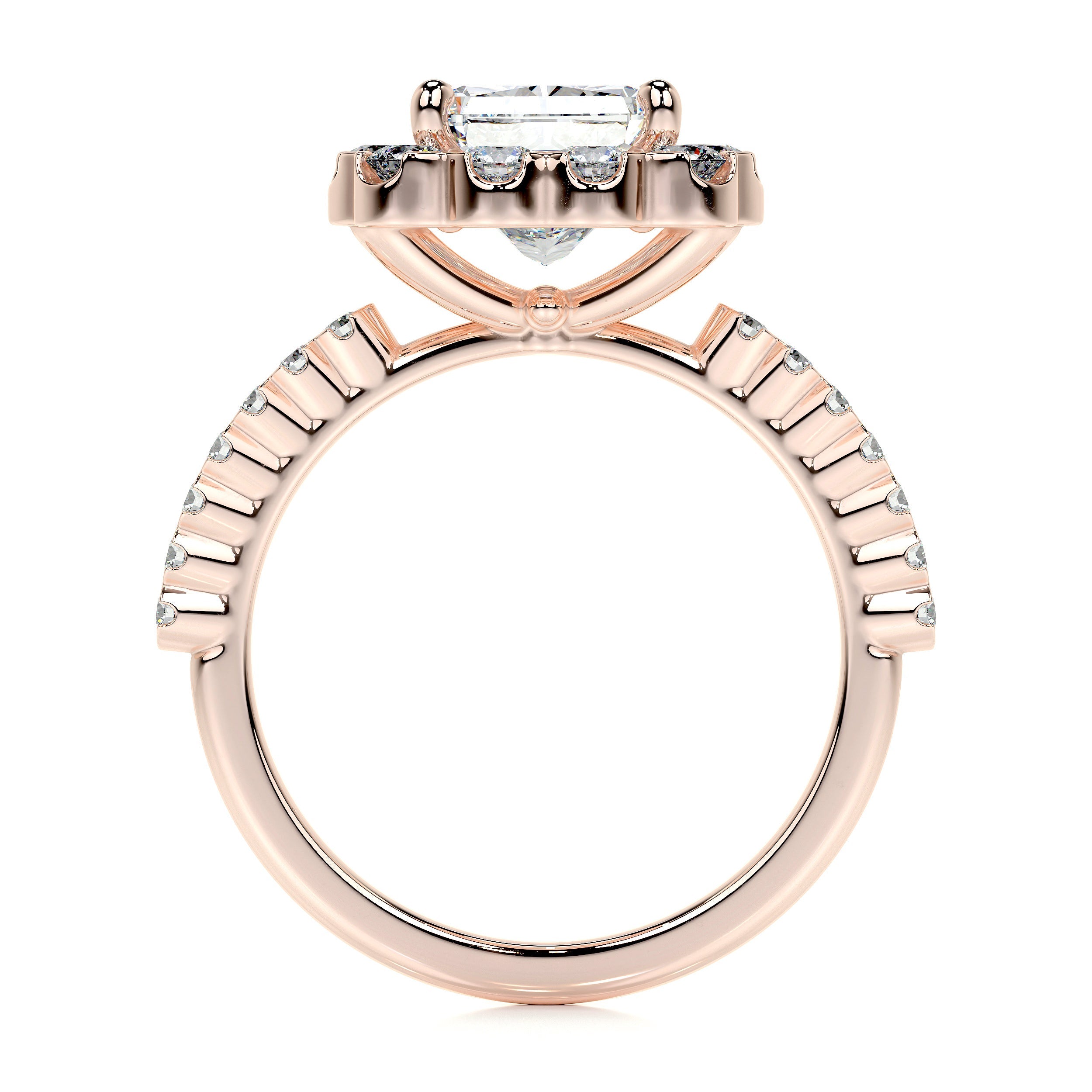 Sherry Lab Grown Diamond Ring -14K Rose Gold、mySite、hinf8tx79