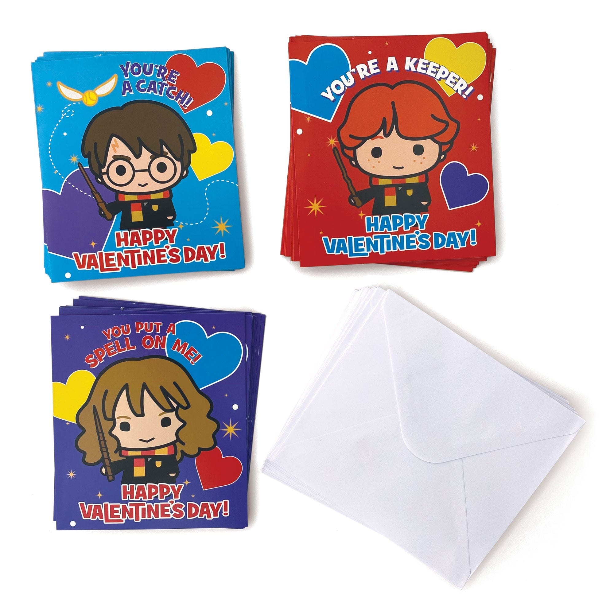  Valentine Cards Set - Harry Potter Wands、mySite、ghnorth