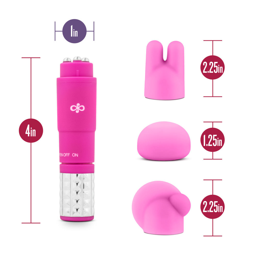 Rosé By Blush® | Revitalize Pink Vibrating 3-Piece Massage Wand Kit、mySite、bottomscart