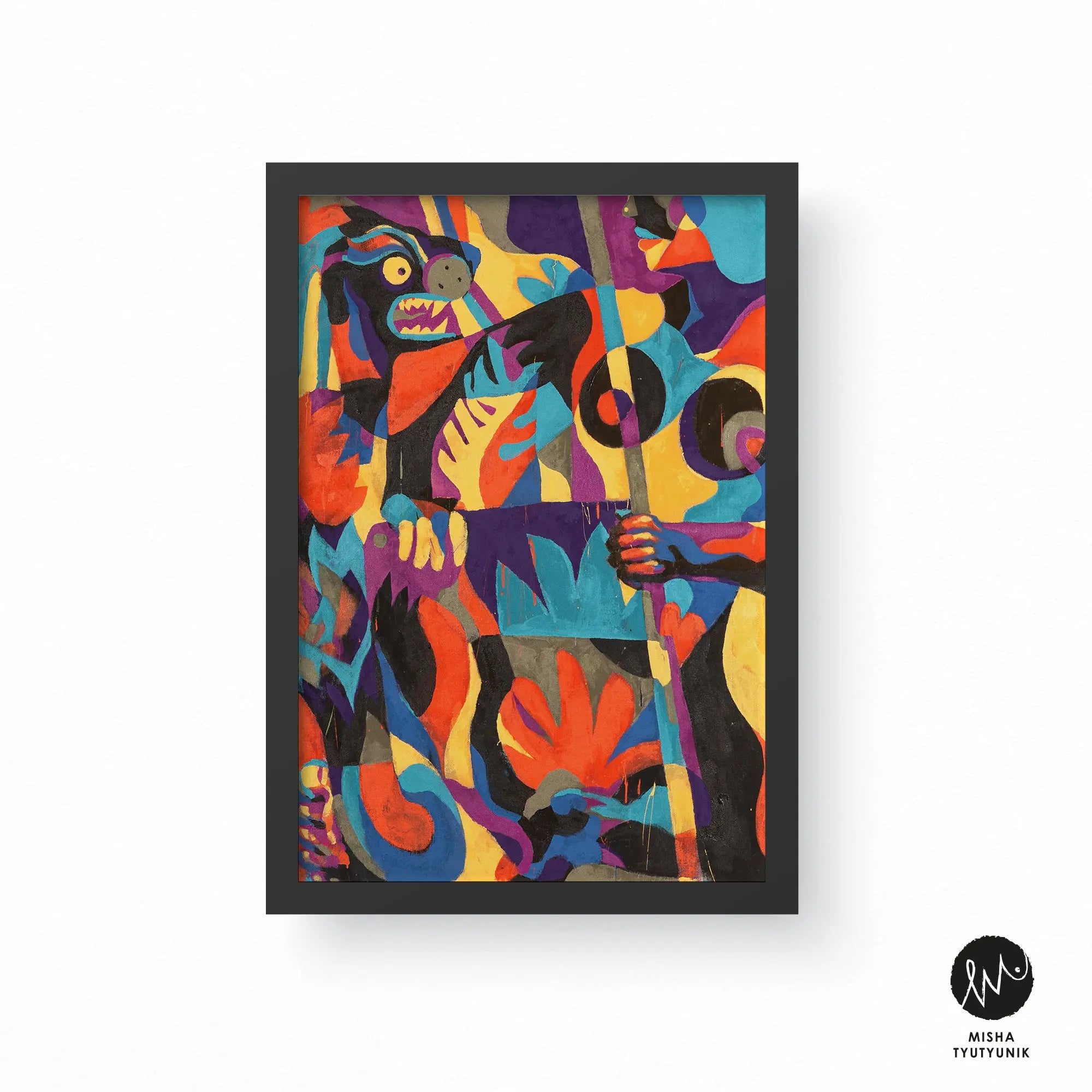 Well Woven x Misha Tyutyunik Sunday Jungle There Will Be Blood Multi-Color Rug、mySite、gigharbornorthrealestate