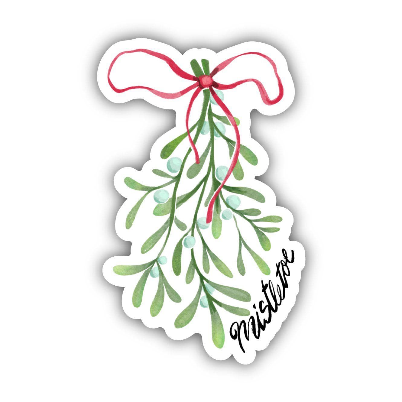  Mistletoe Winter Watercolor Sticker、mySite、ghnorth