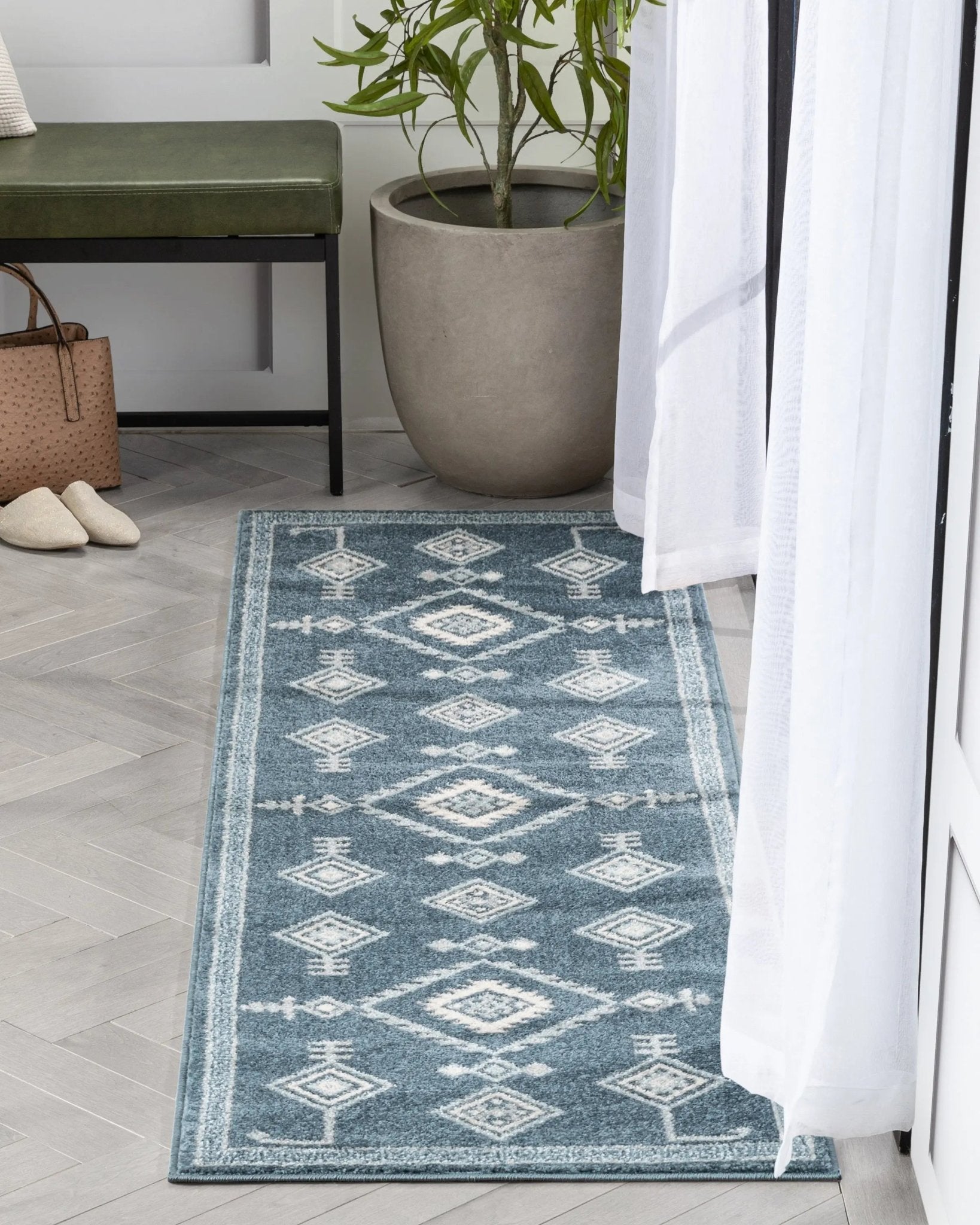 Azra Tribal Medallion Dark Blue Rug、mySite、gigharbornorthrealestate