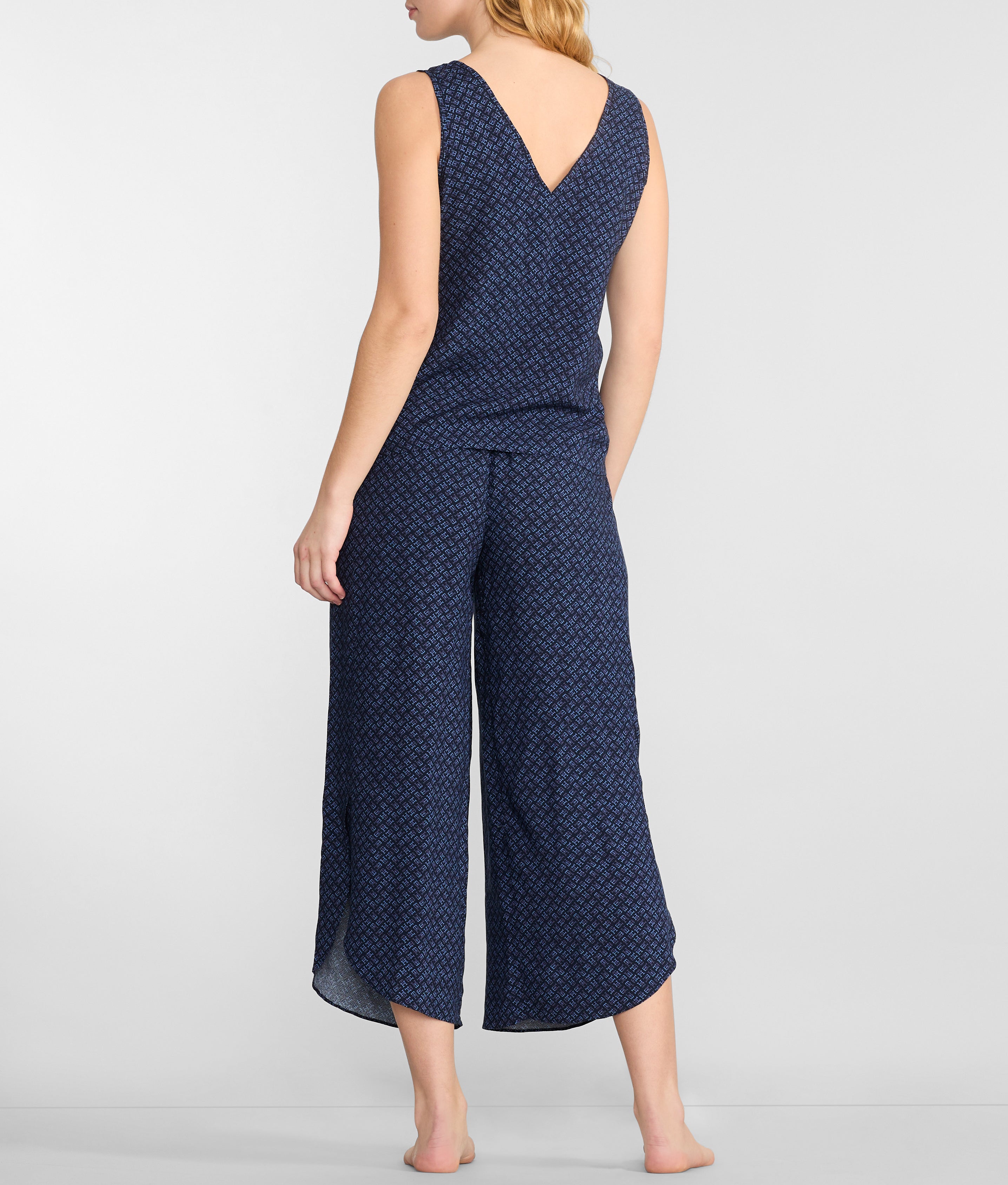 Tank & Cropped Woven Pajama Set、mySite、bengalsvssteelers