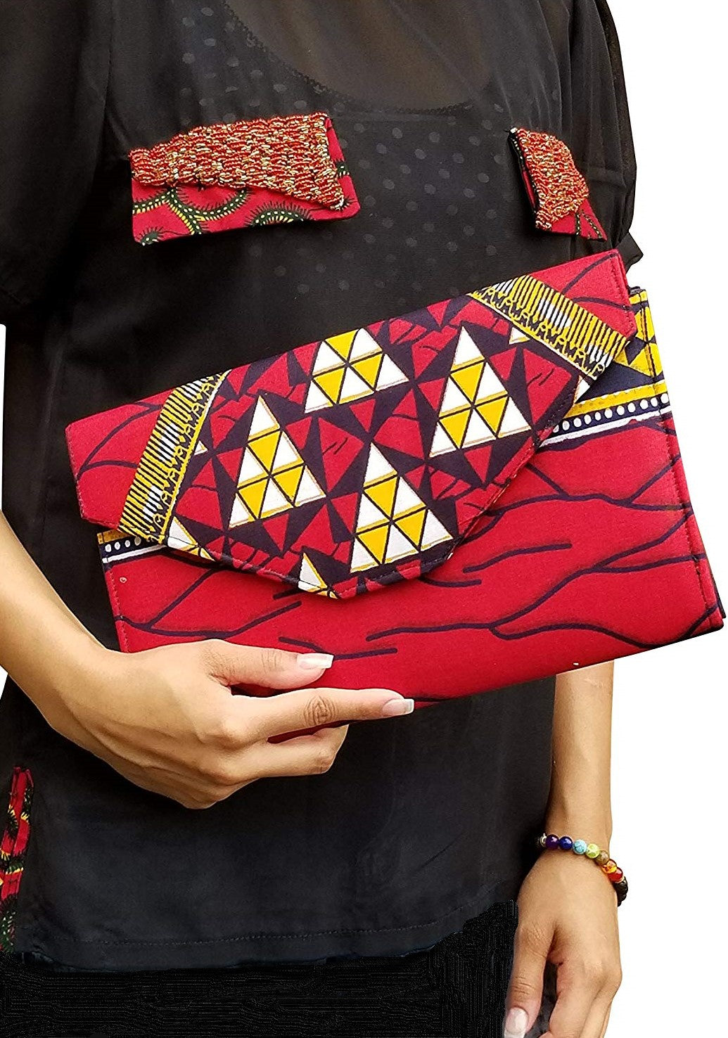 African Diamond Print Clutch-Purse -DP2687CL、mySite、solidvoid