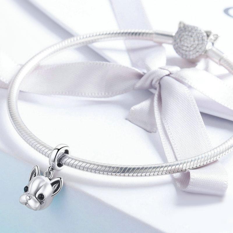 Dog Charm Collection Pandora Style Charms Sterling Silver Boston, Frenchie, Chi, Schnauzer, Puppy、mySite、g9winljtr