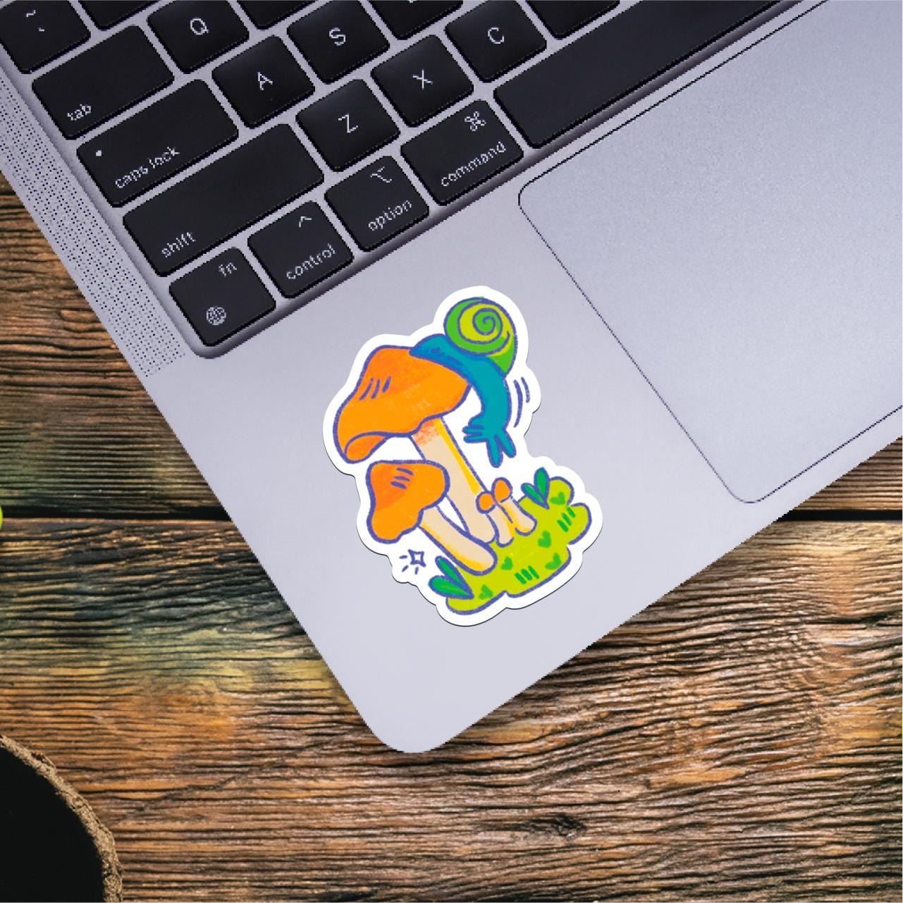  Snail & Mushroom Sticker、mySite、elrpsem3k