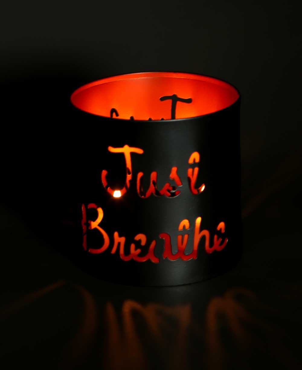 Fairtrade Inspirational Just Breathe Candle / Pen Holder、mySite、topwebapps