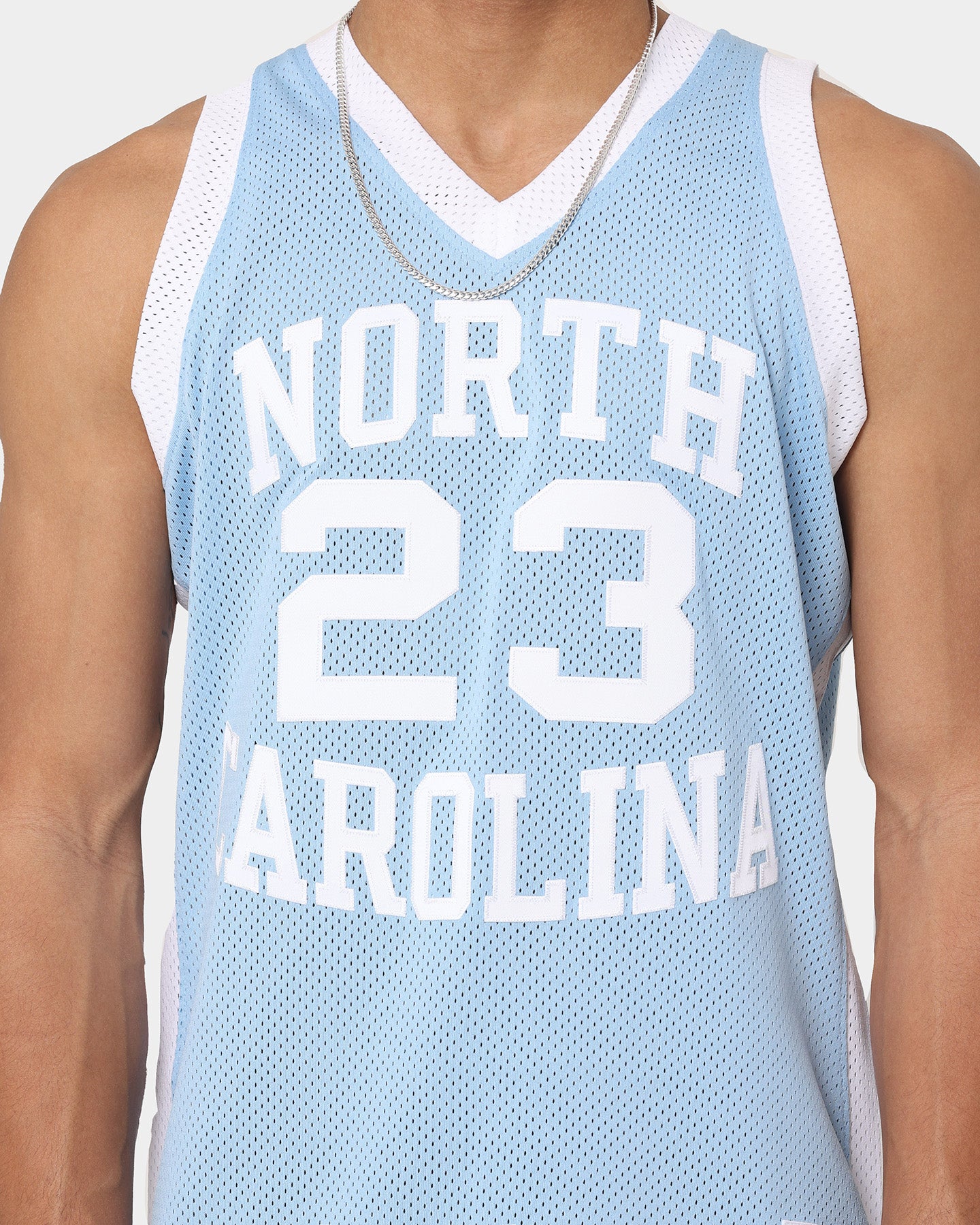 Mitchell & Ness Michael Jordan University of North Carolina Tar Heels '83-'84 Authentic Jersey Light Blue、mySite、zt4zffjzw