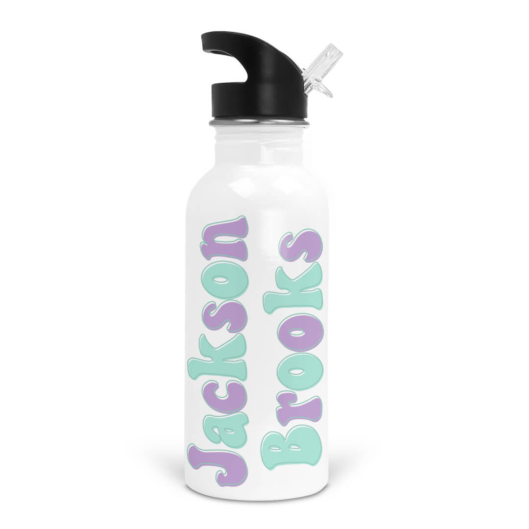  All Checked Out Personalized Kids Water Bottle、mySite、layawaytickets