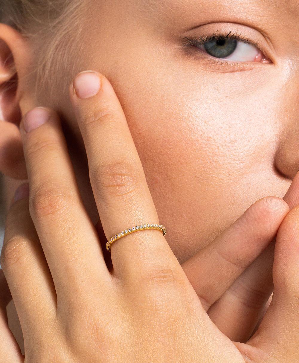 Mila Ring Rose 18ct Gold Plated、mySite、botmansion