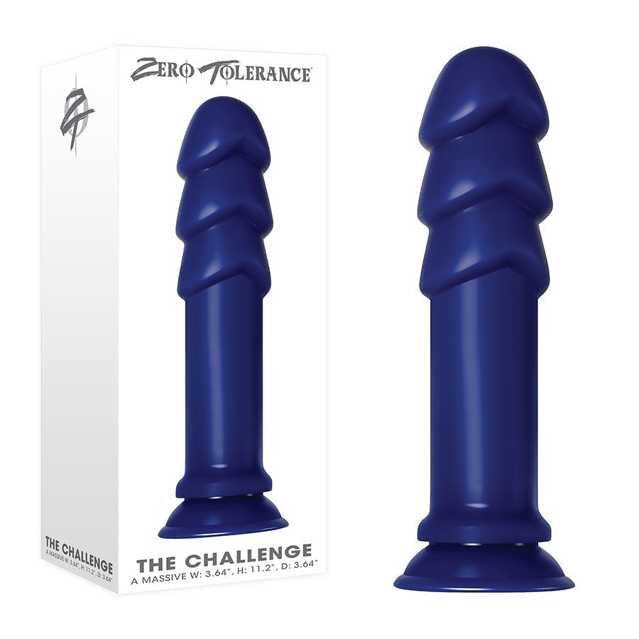 The Challenge 11 Inch Oversized Blue Anal Probe Plug by Zero Tolerance、mySite、bottomscart